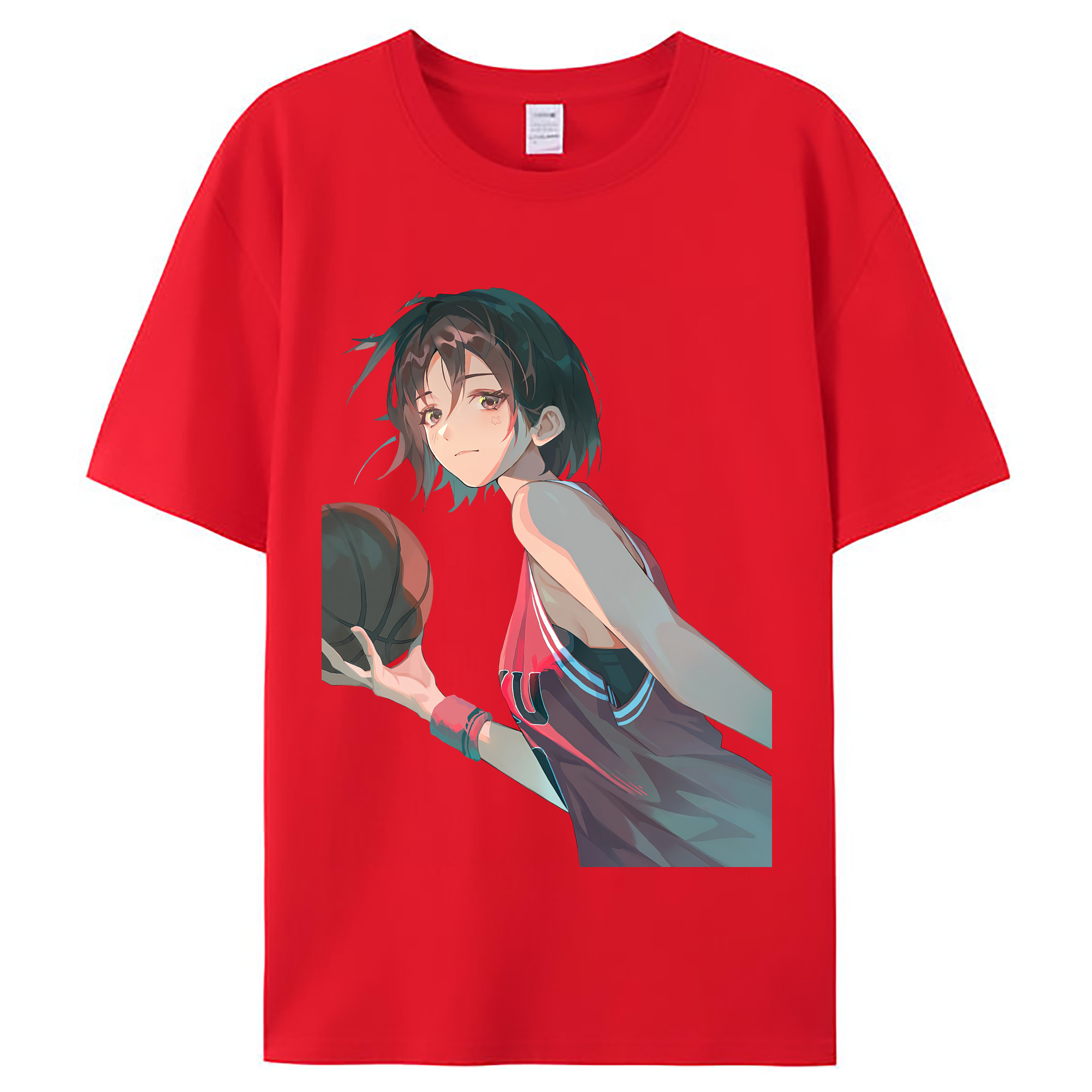 （画像用） SLAM DUNK／スラムダンク レディースカジュアルプリントTシャツ（綿100％）