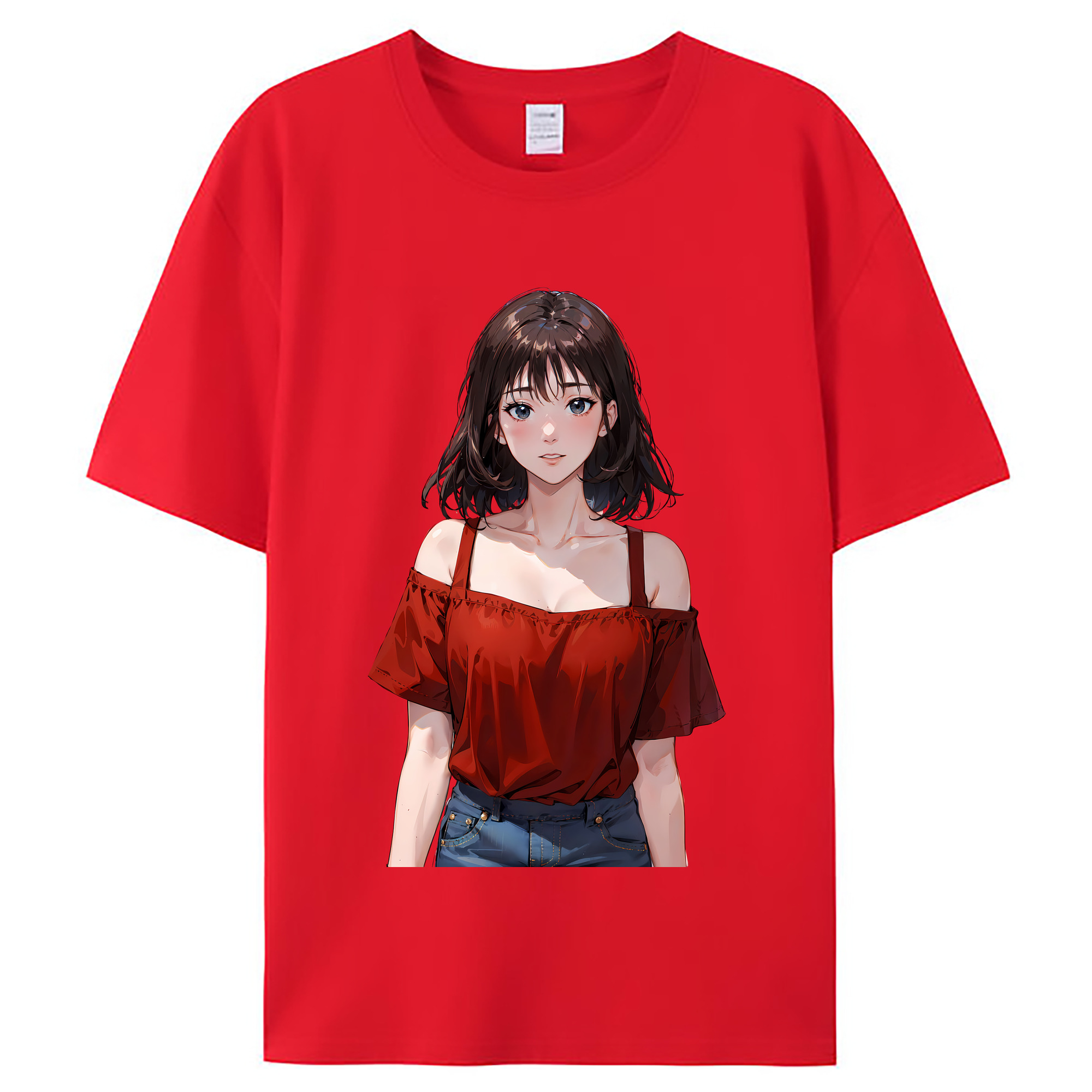 （画像用） SLAM DUNK／スラムダンク レディースカジュアルプリントTシャツ（綿100％）