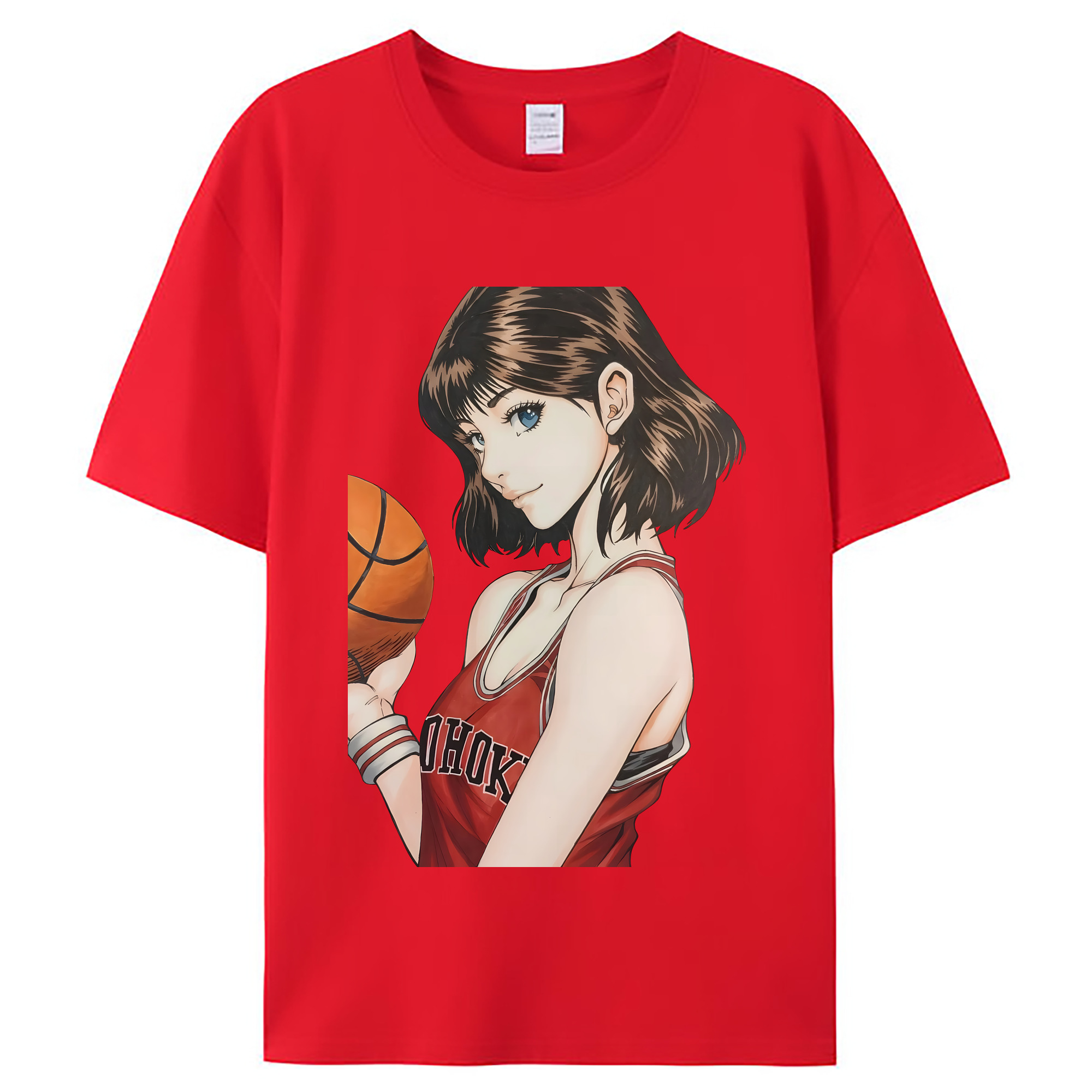 （画像用） SLAM DUNK／スラムダンク レディースカジュアルプリントTシャツ（綿100％）