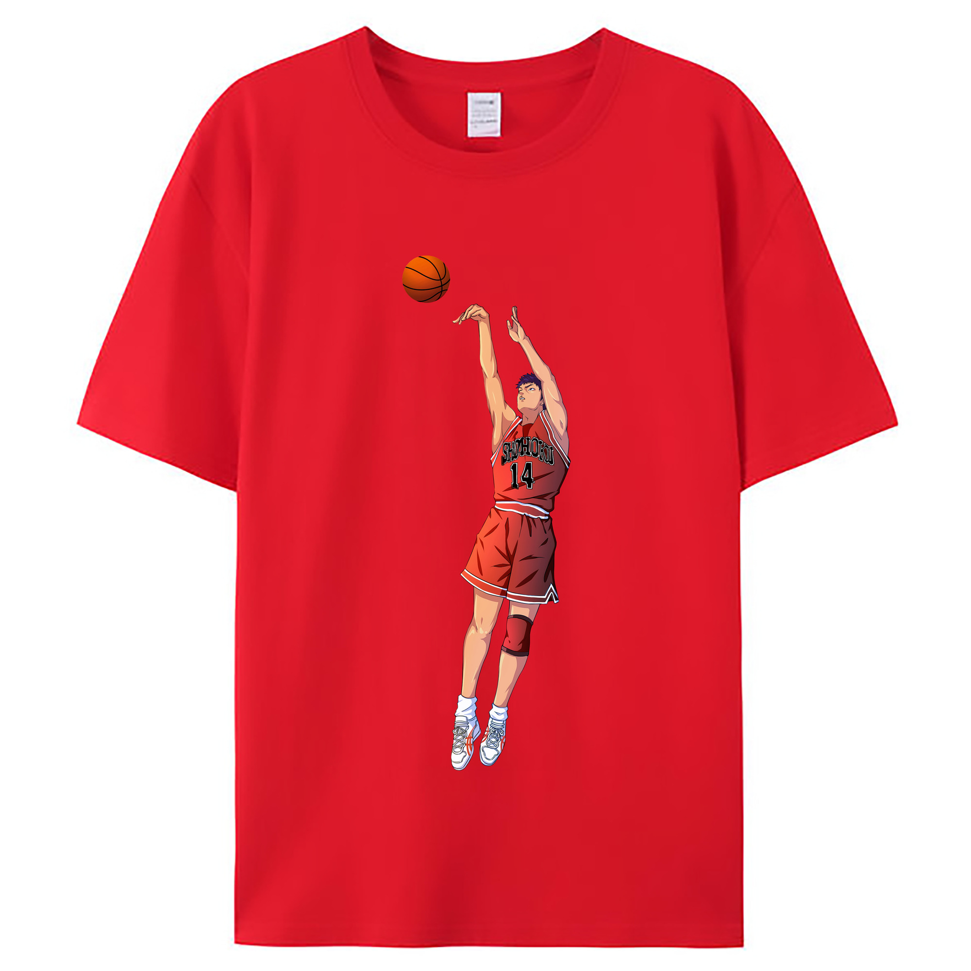 （画像用） SLAM DUNK／スラムダンク レディースカジュアルプリントTシャツ（綿100％）