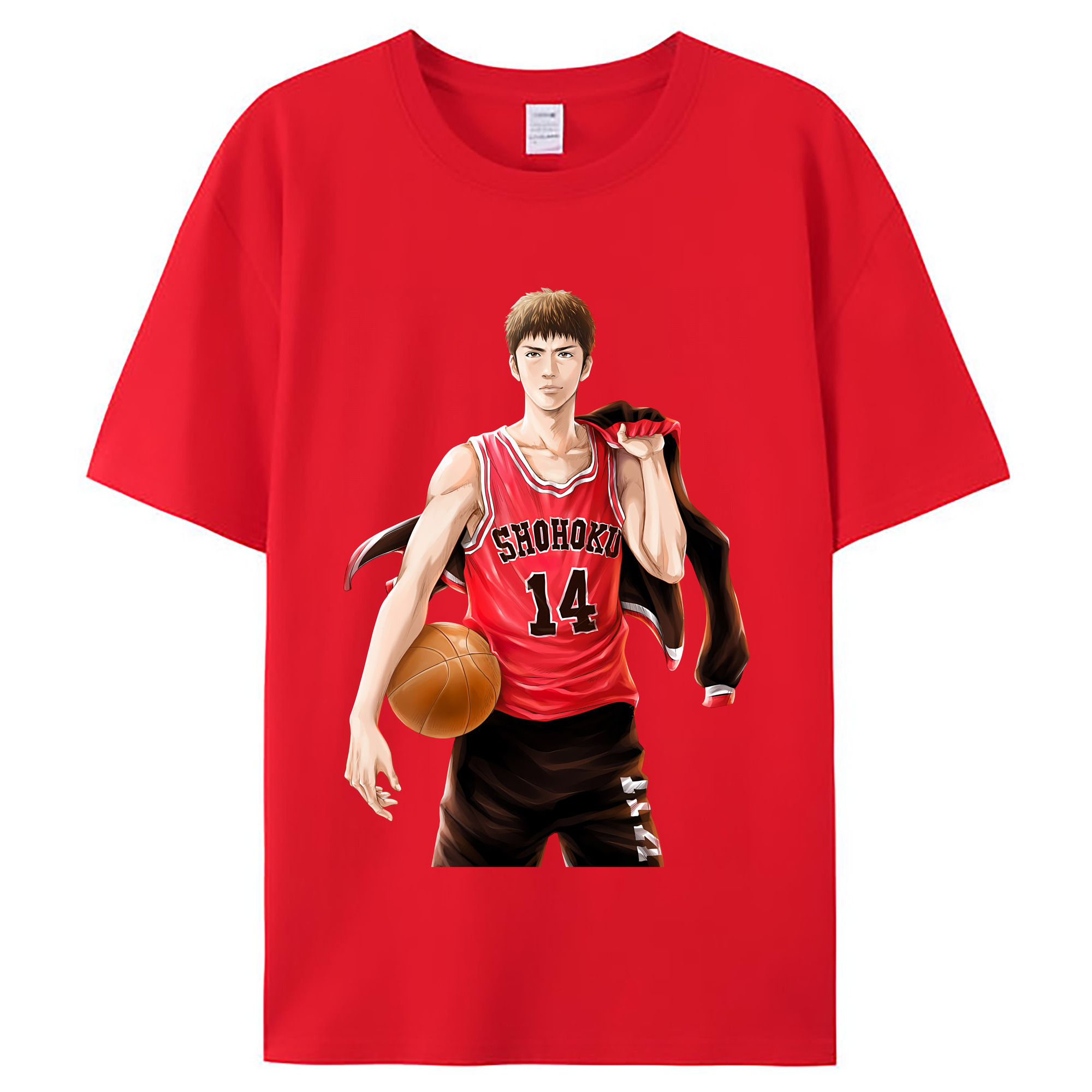 （画像用） SLAM DUNK／スラムダンク レディースカジュアルプリントTシャツ（綿100％）