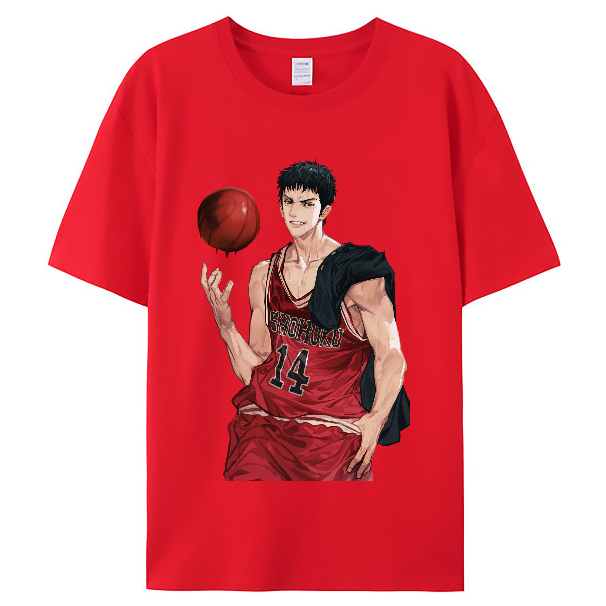 （画像用） SLAM DUNK／スラムダンク レディースカジュアルプリントTシャツ（綿100％）
