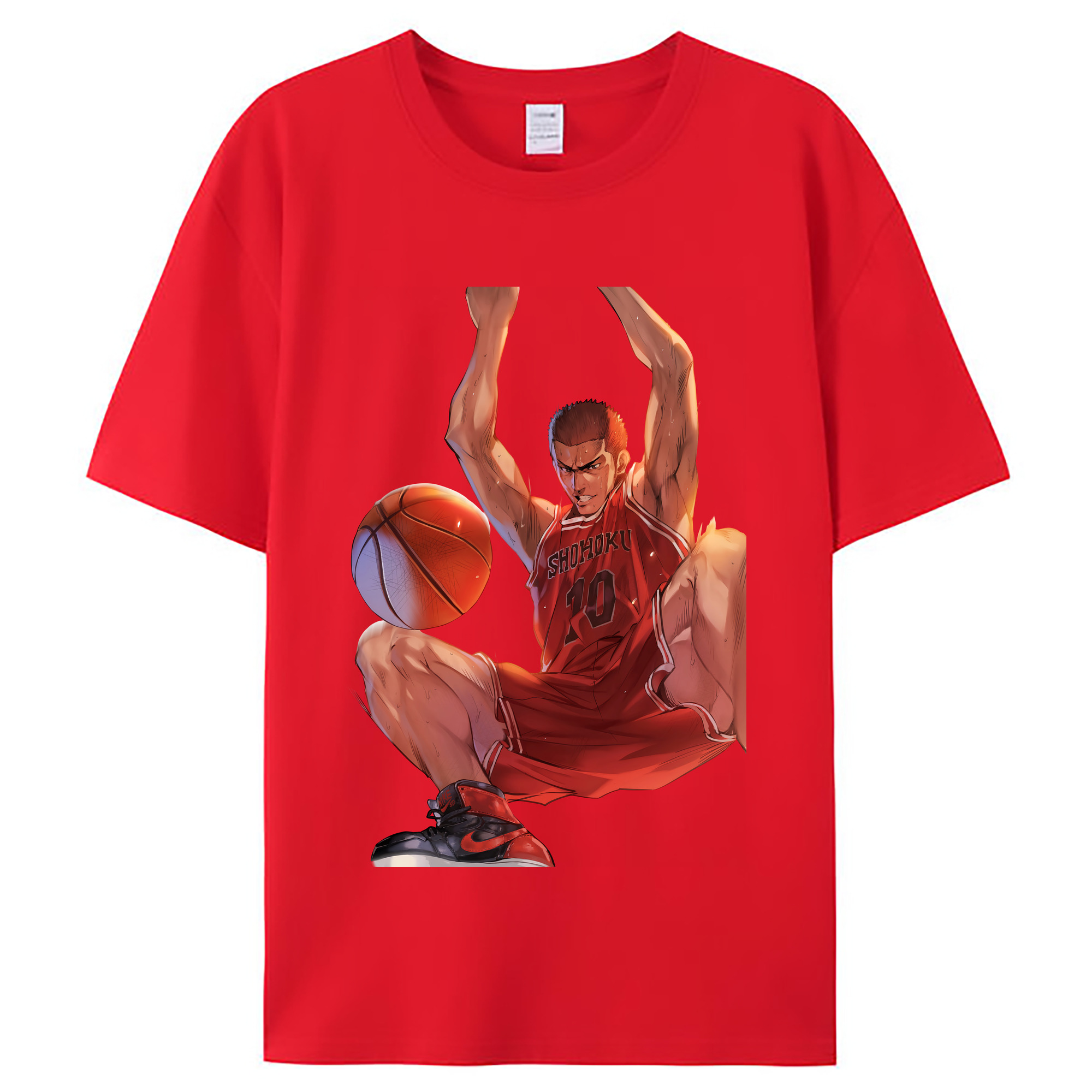 （画像用） SLAM DUNK／スラムダンク レディースカジュアルプリントTシャツ（綿100％）