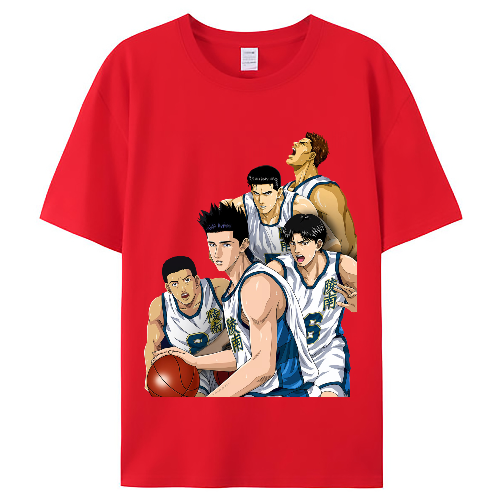 （画像用） SLAM DUNK／スラムダンク レディースカジュアルプリントTシャツ（綿100％）