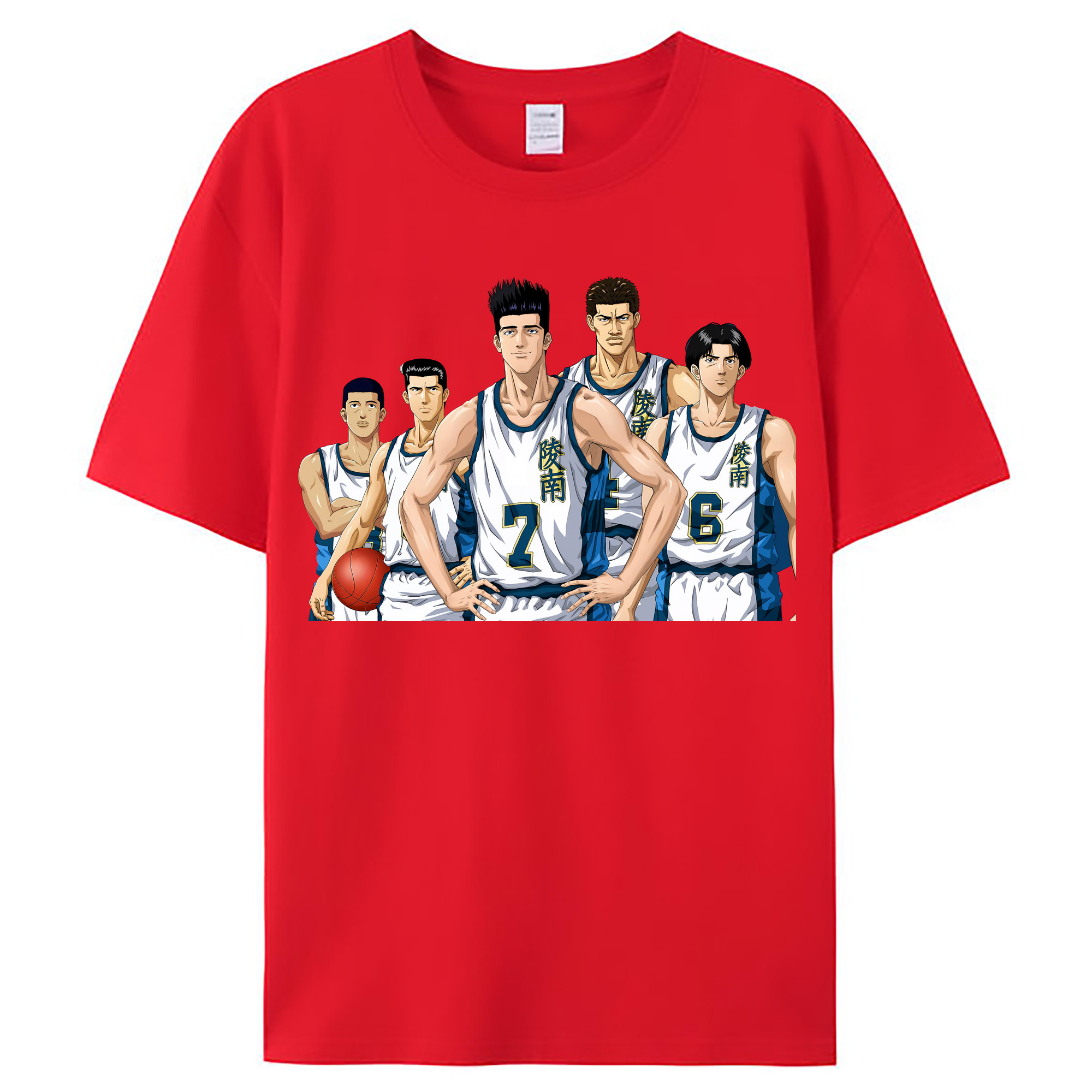 （画像用） SLAM DUNK／スラムダンク レディースカジュアルプリントTシャツ（綿100％）