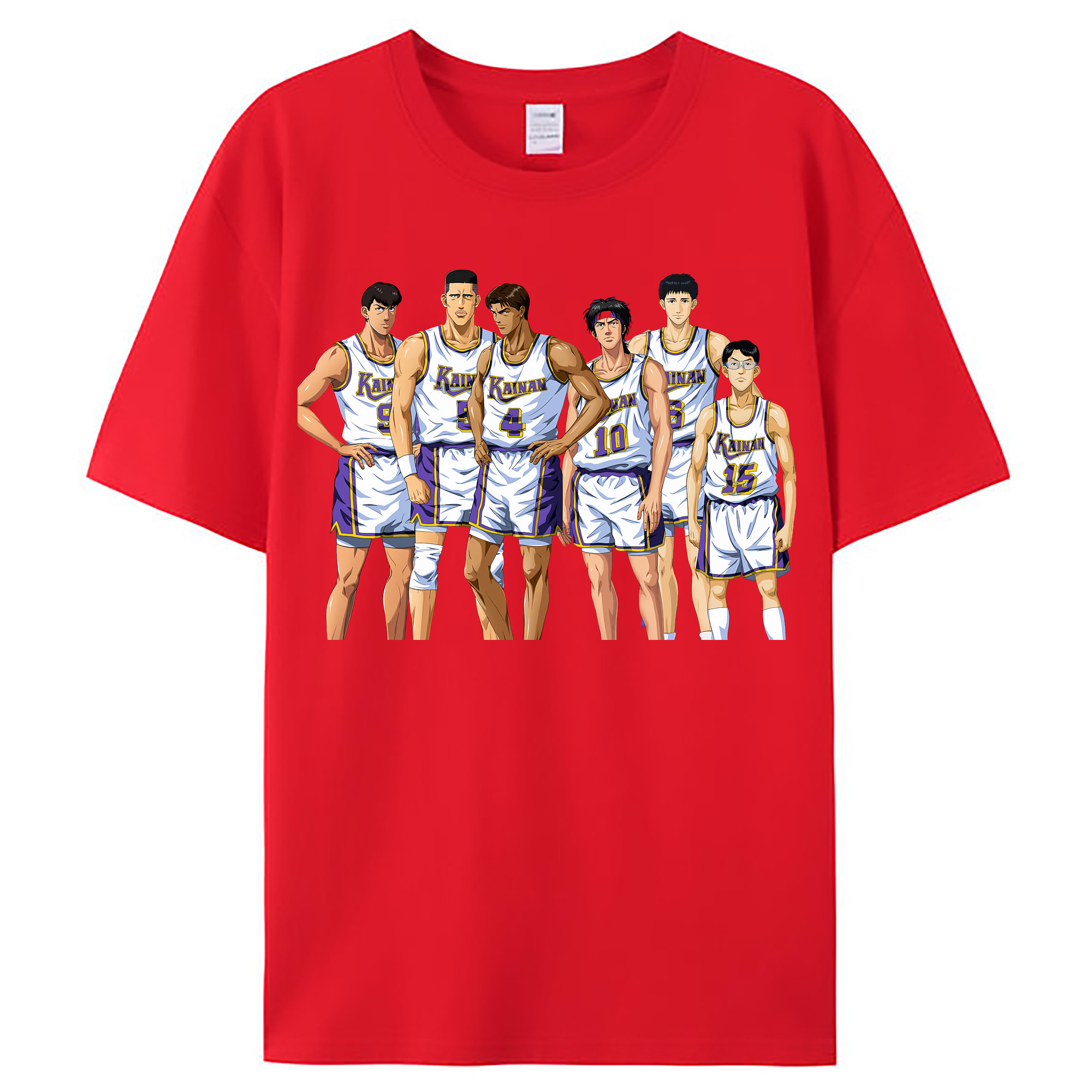 （画像用） SLAM DUNK／スラムダンク レディースカジュアルプリントTシャツ（綿100％）