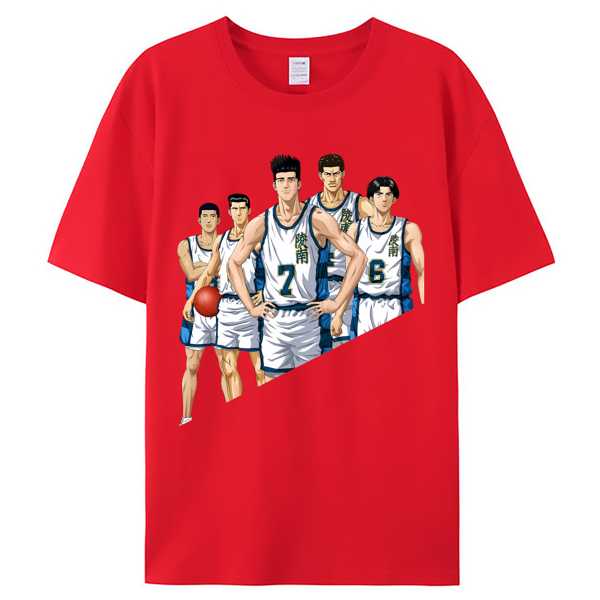 （画像用） SLAM DUNK／スラムダンク レディースカジュアルプリントTシャツ（綿100％）