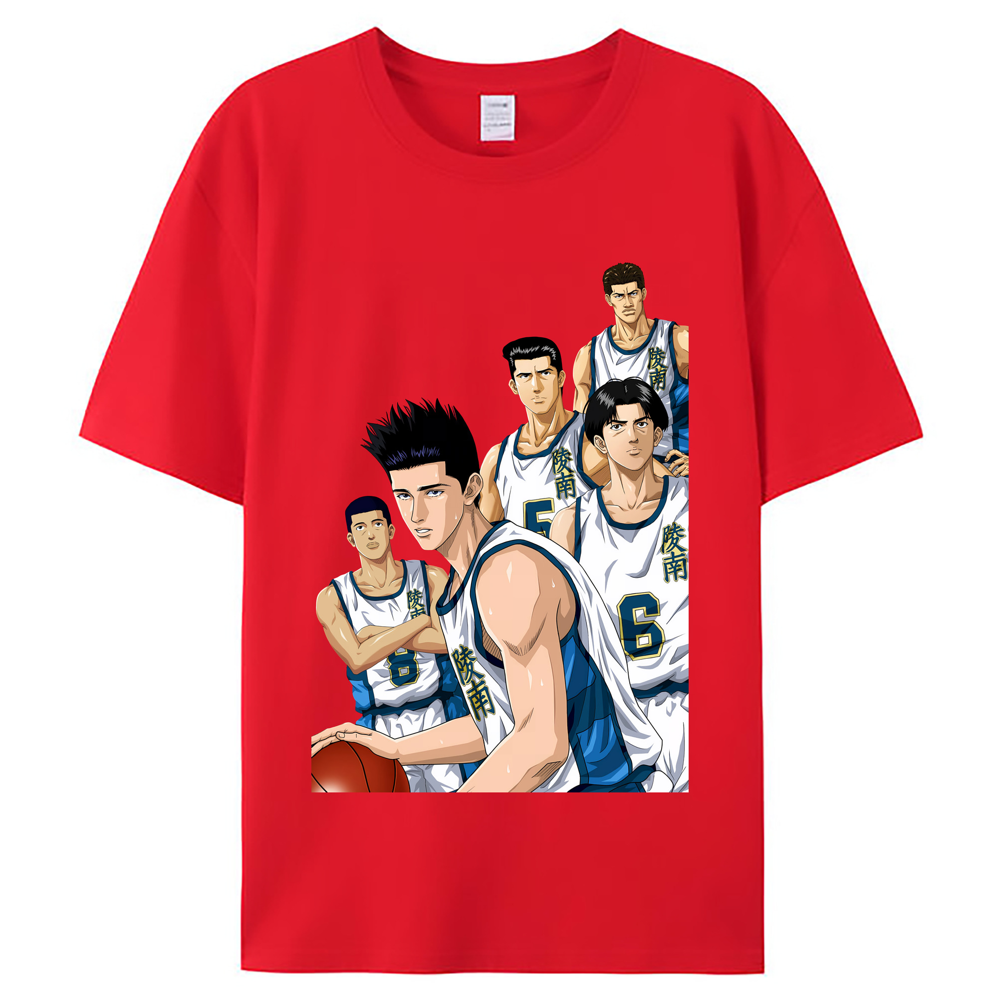 （画像用） SLAM DUNK／スラムダンク レディースカジュアルプリントTシャツ（綿100％）