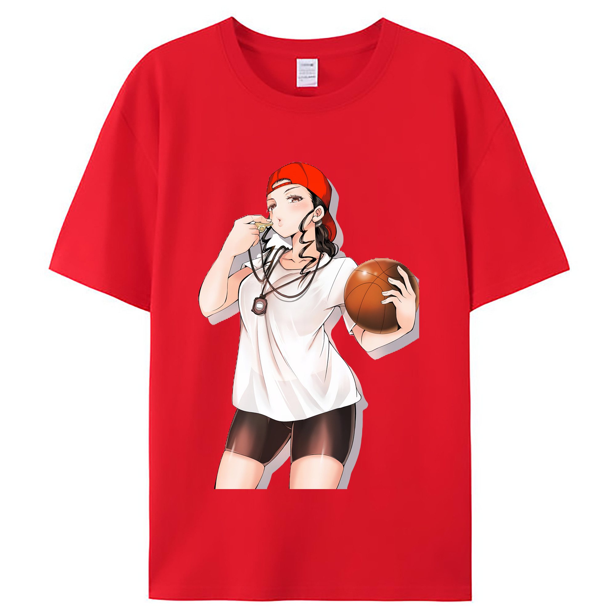 （画像用） SLAM DUNK／スラムダンク レディースカジュアルプリントTシャツ（綿100％）