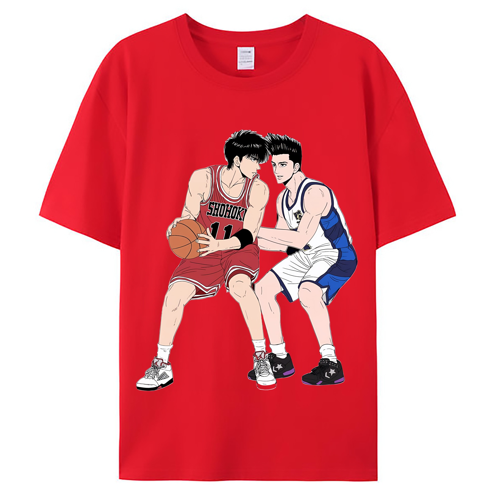 （画像用） SLAM DUNK／スラムダンク レディースカジュアルプリントTシャツ（綿100％）