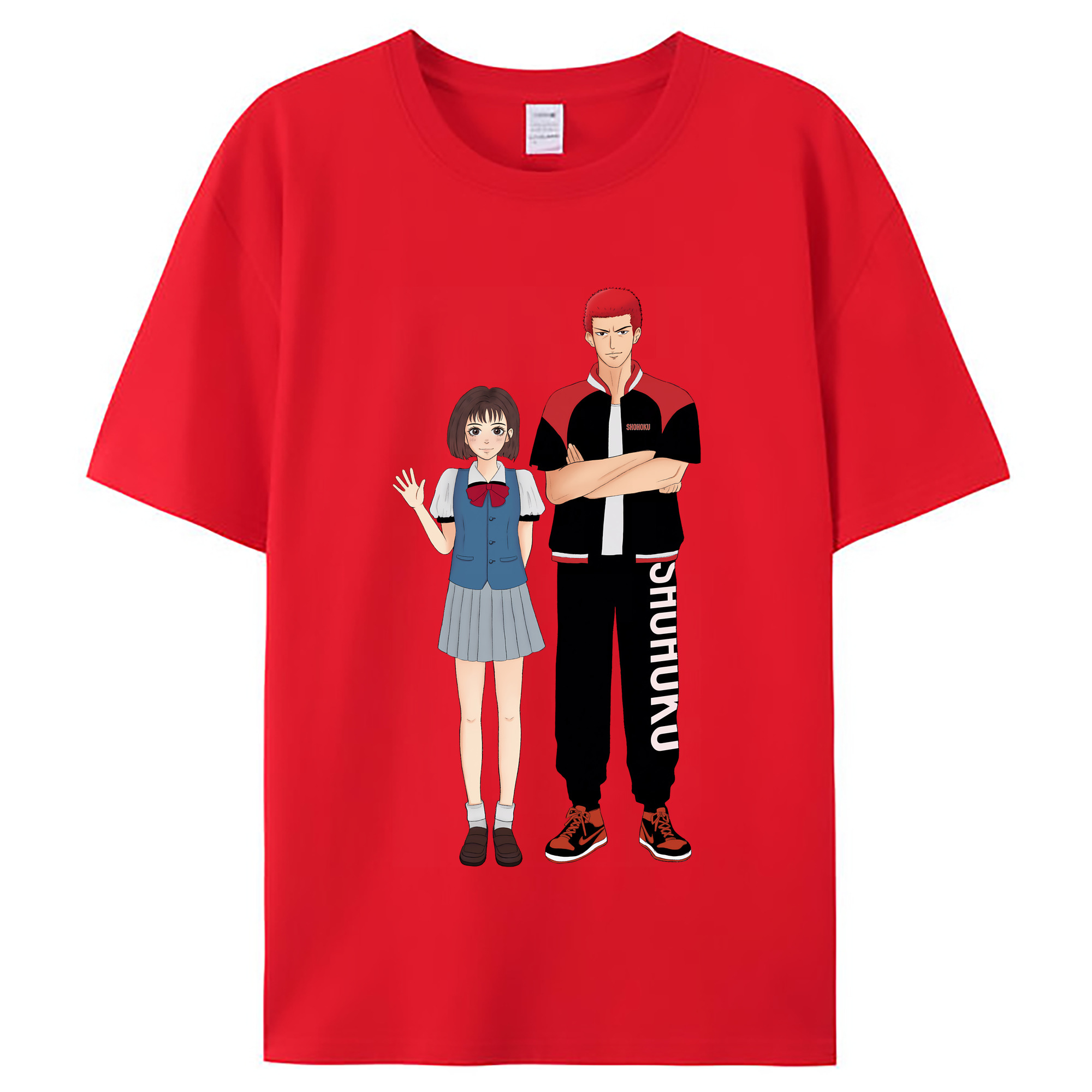 （画像用） SLAM DUNK／スラムダンク レディースカジュアルプリントTシャツ（綿100％）