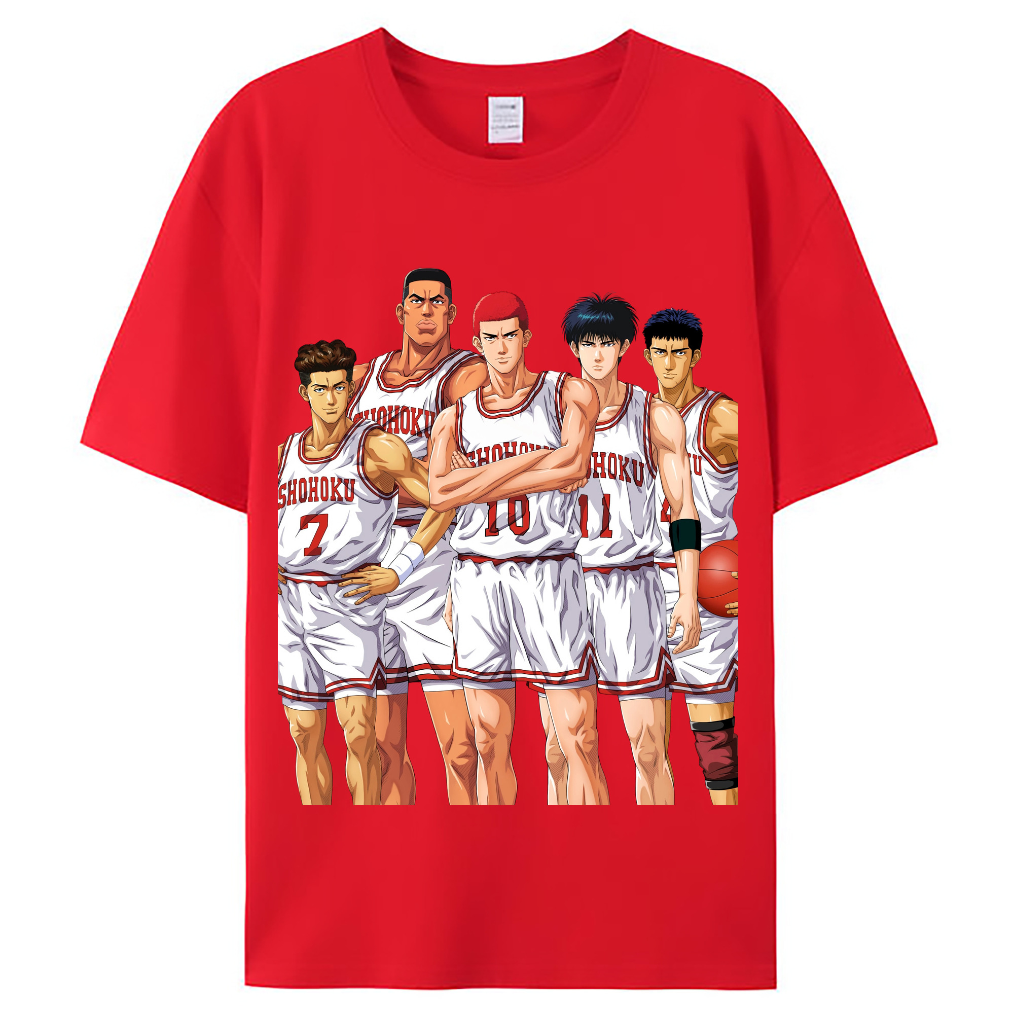 （画像用） SLAM DUNK／スラムダンク レディースカジュアルプリントTシャツ（綿100％）