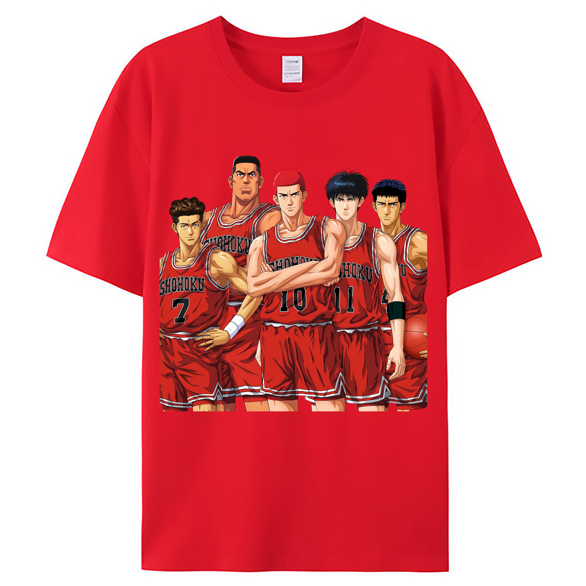 （画像用） SLAM DUNK／スラムダンク レディースカジュアルプリントTシャツ（綿100％）