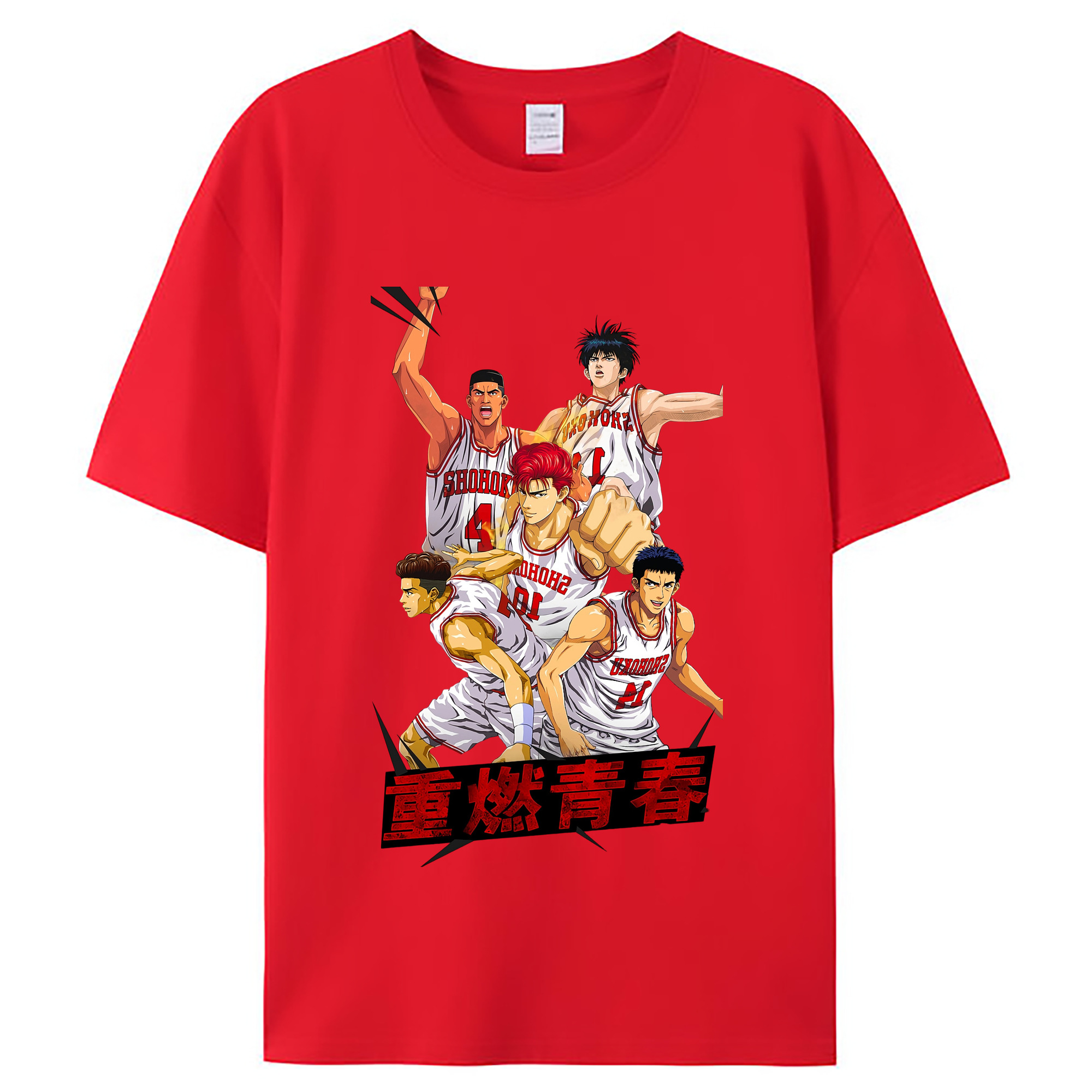 （画像用） SLAM DUNK／スラムダンク レディースカジュアルプリントTシャツ（綿100％）
