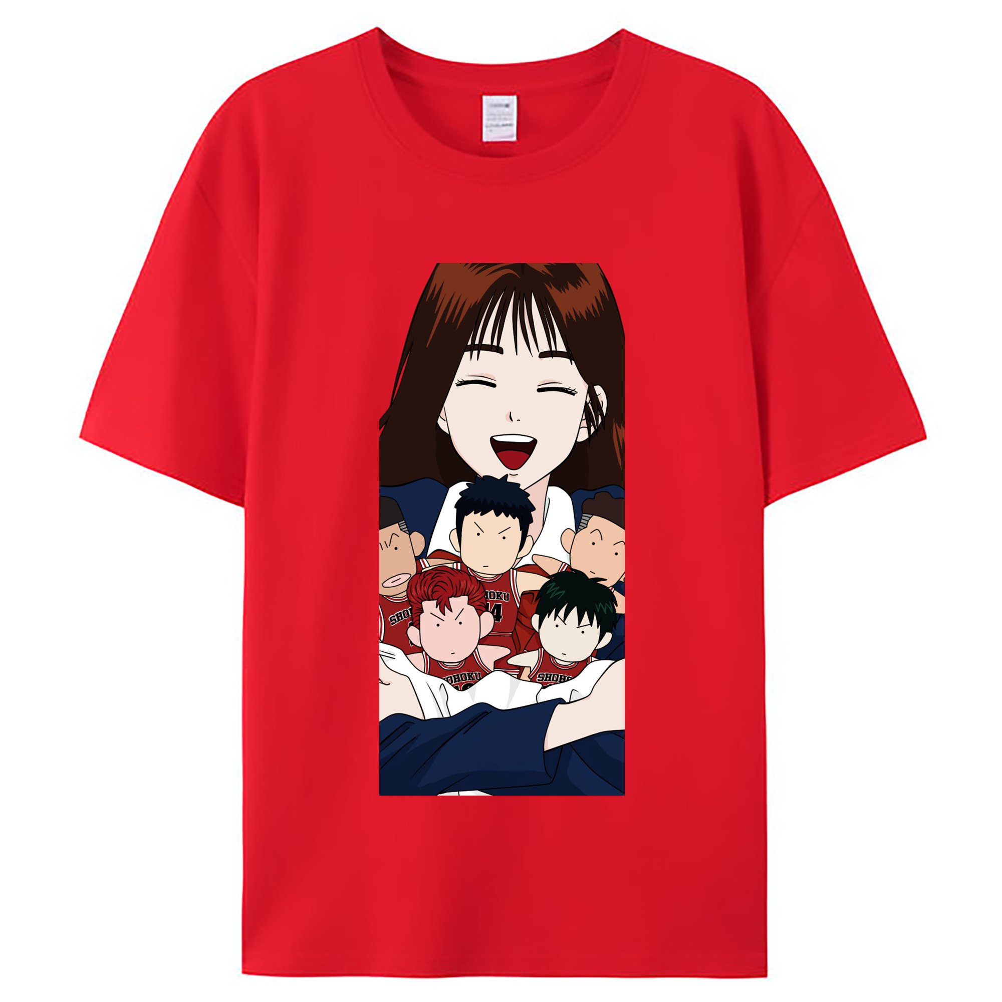 （画像用） SLAM DUNK／スラムダンク レディースカジュアルプリントTシャツ（綿100％）