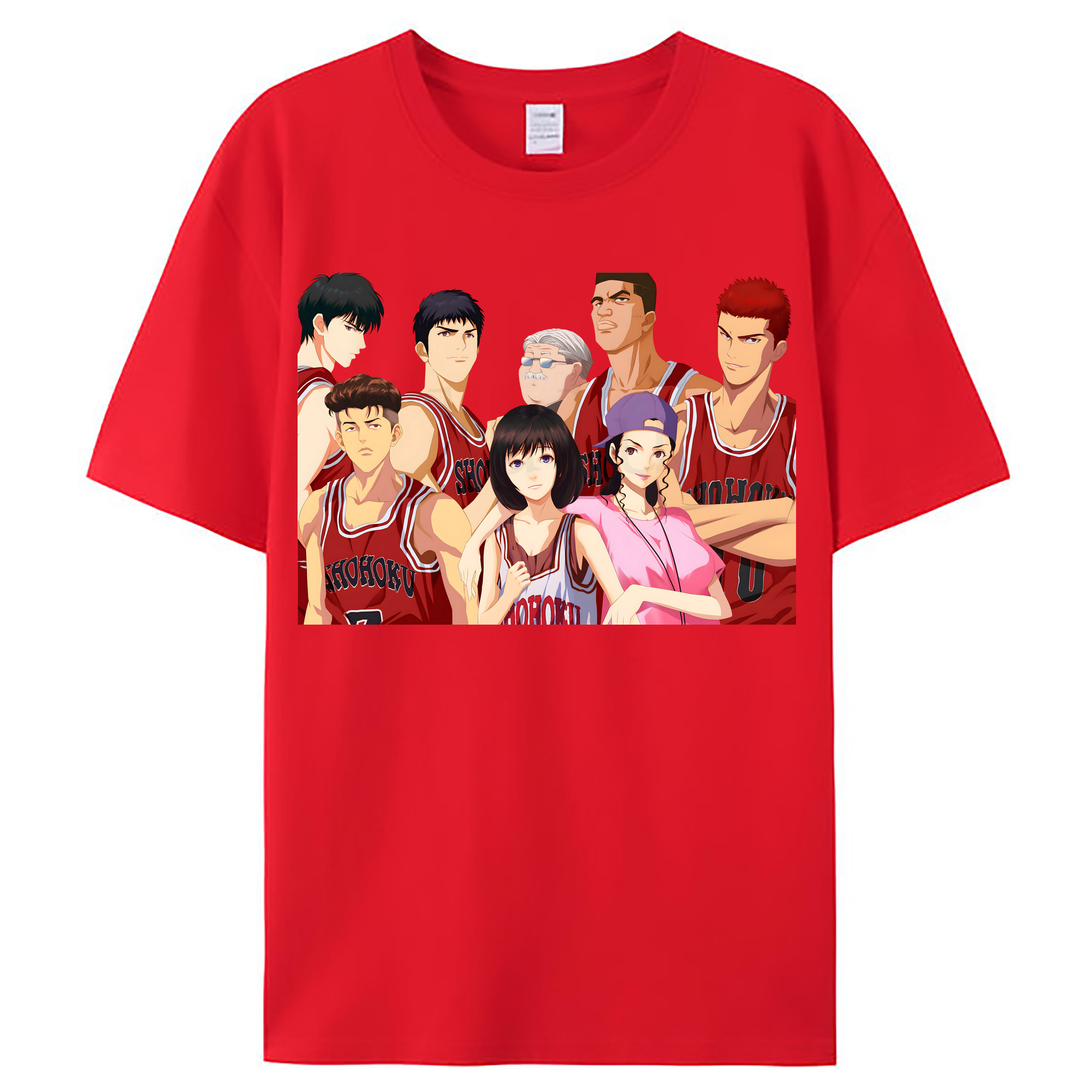 （画像用） SLAM DUNK／スラムダンク レディースカジュアルプリントTシャツ（綿100％）
