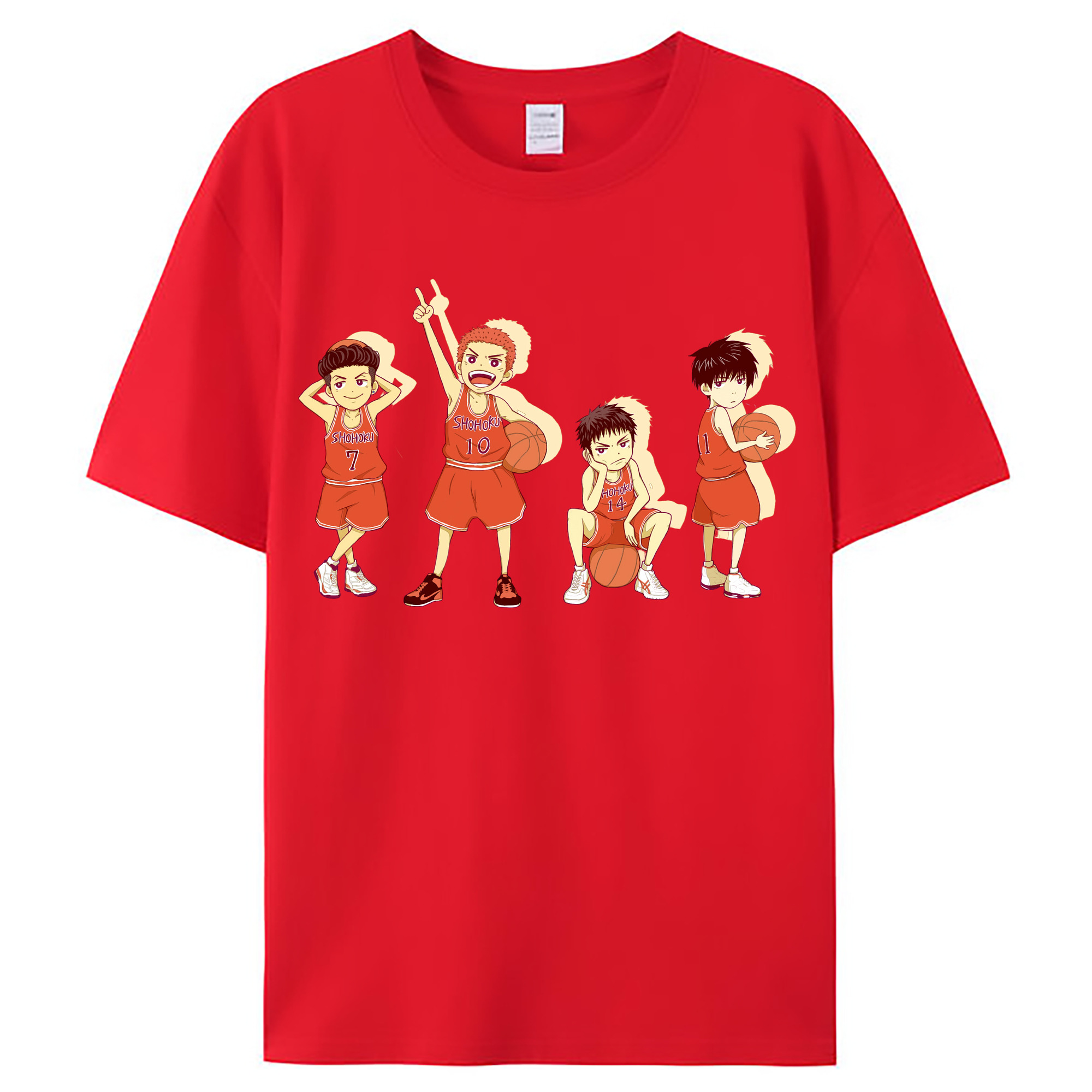 （画像用） SLAM DUNK／スラムダンク レディースカジュアルプリントTシャツ（綿100％）