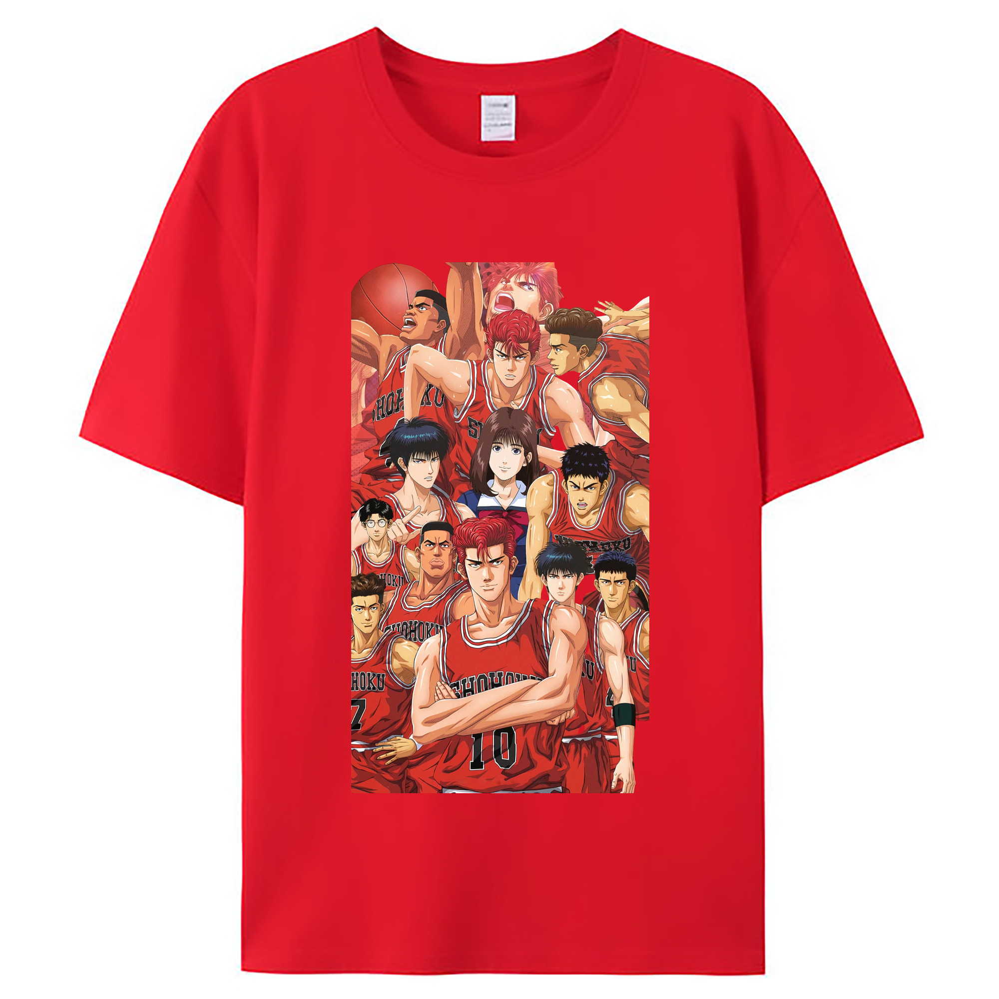 （画像用） SLAM DUNK／スラムダンク レディースカジュアルプリントTシャツ（綿100％）