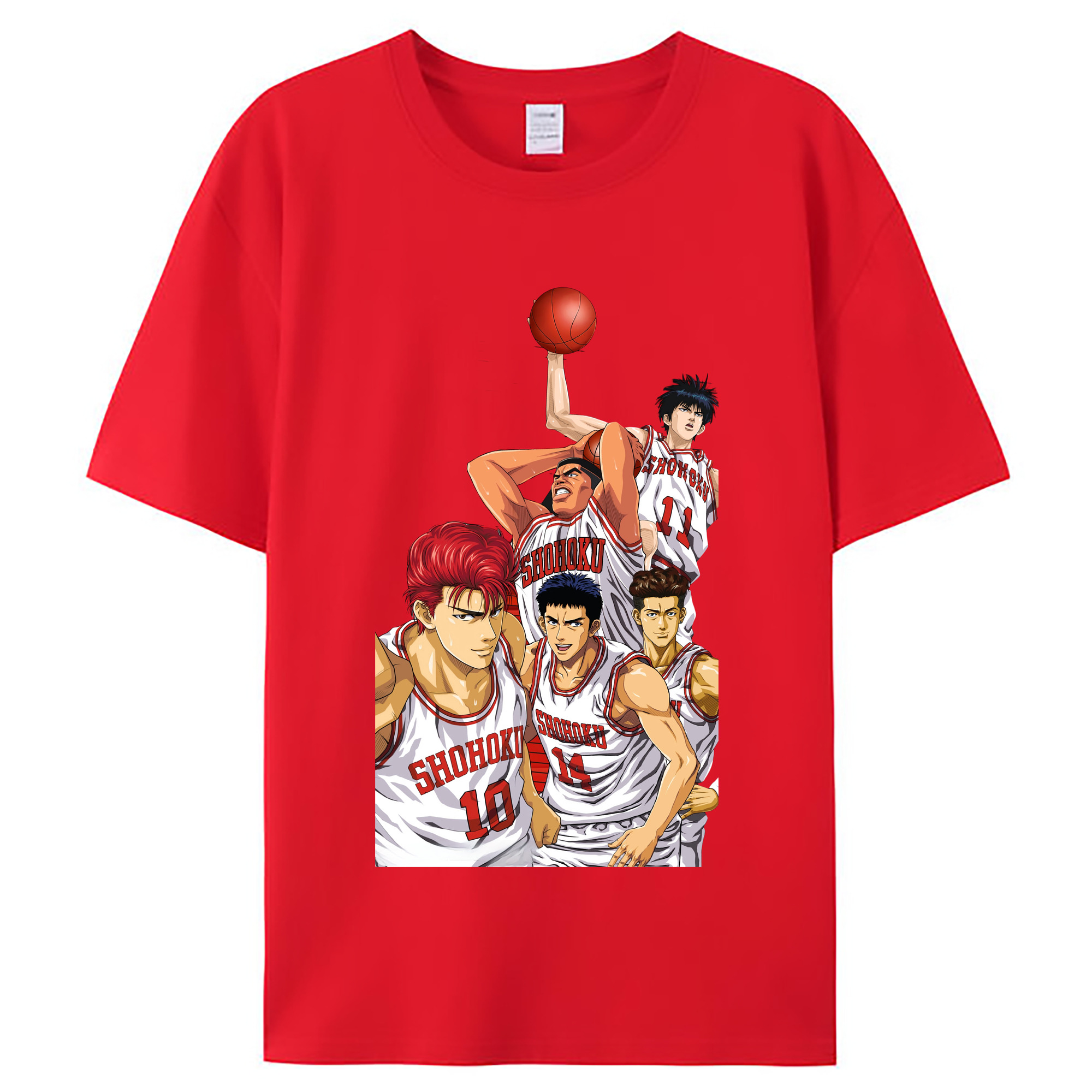 （画像用） SLAM DUNK／スラムダンク レディースカジュアルプリントTシャツ（綿100％）