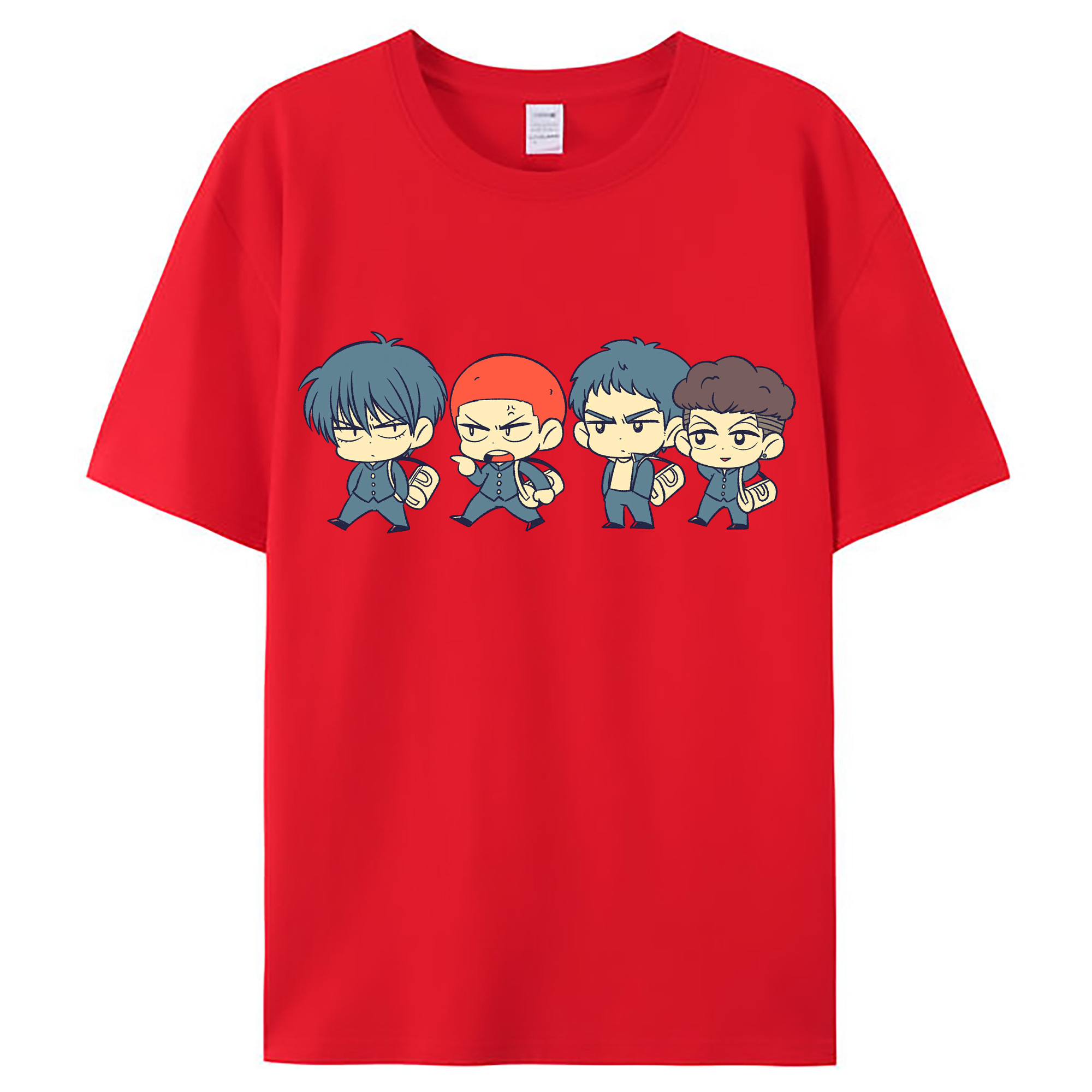 （画像用） SLAM DUNK／スラムダンク レディースカジュアルプリントTシャツ（綿100％）