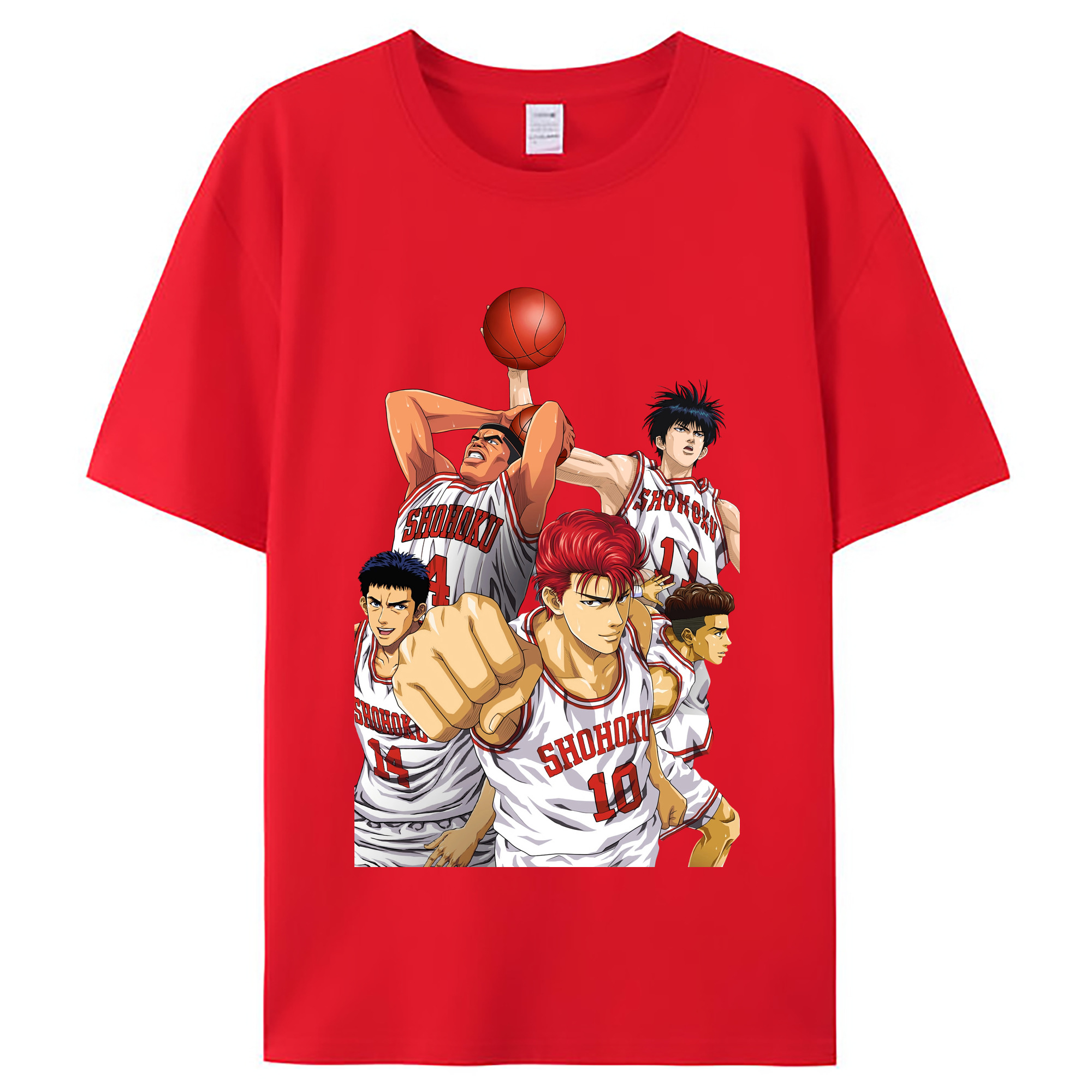 （画像用） SLAM DUNK／スラムダンク レディースカジュアルプリントTシャツ（綿100％）