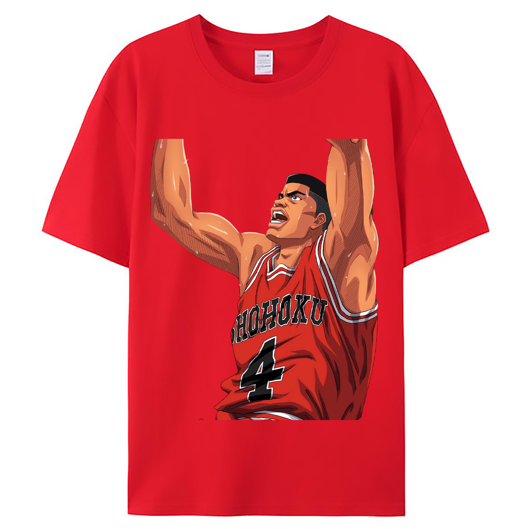 （画像用） SLAM DUNK／スラムダンク レディースカジュアルプリントTシャツ（綿100％）