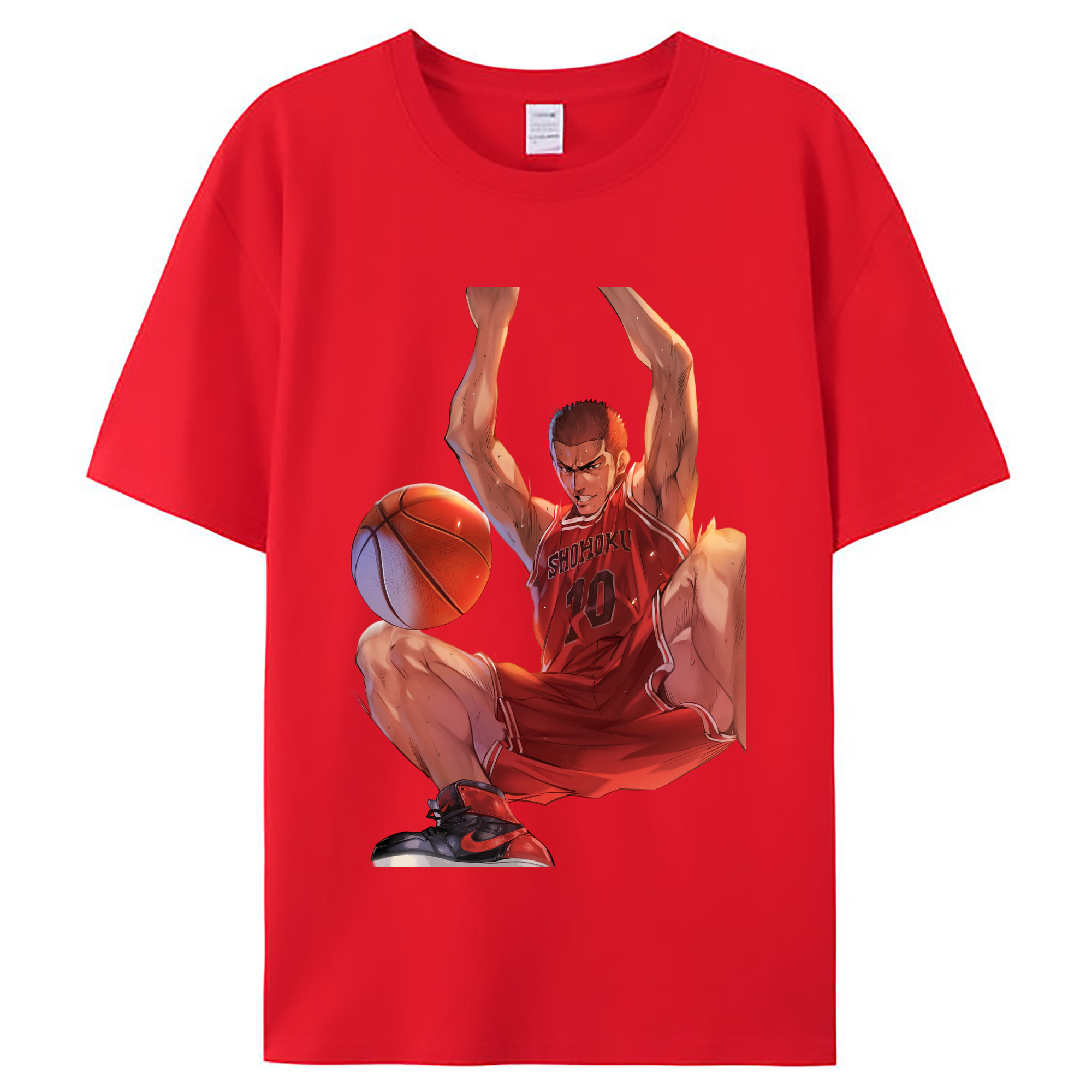 （画像用） SLAM DUNK／スラムダンク レディースカジュアルプリントTシャツ（綿100％）