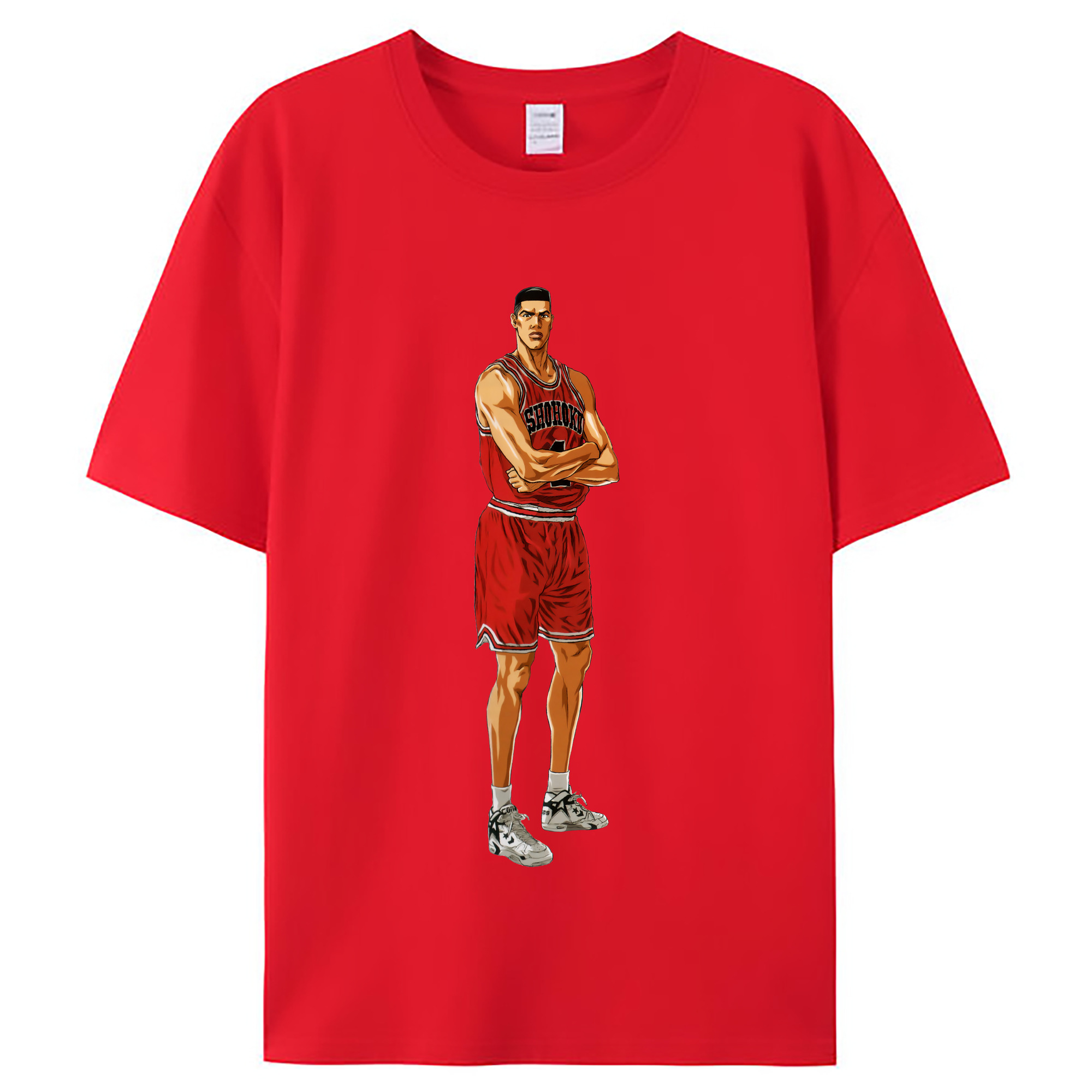 （画像用） SLAM DUNK／スラムダンク レディースカジュアルプリントTシャツ（綿100％）