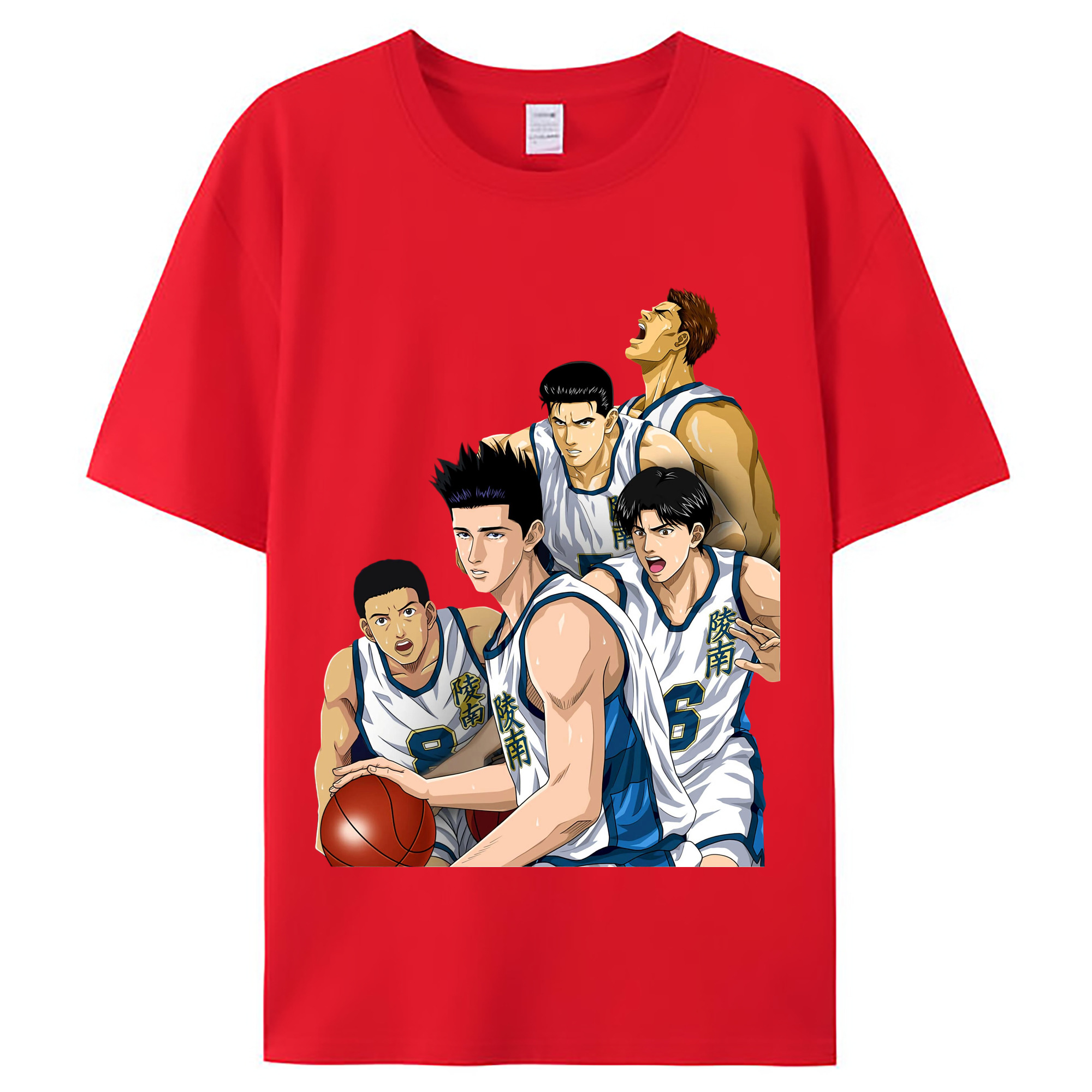 （画像用） SLAM DUNK／スラムダンク レディースカジュアルプリントTシャツ（綿100％）
