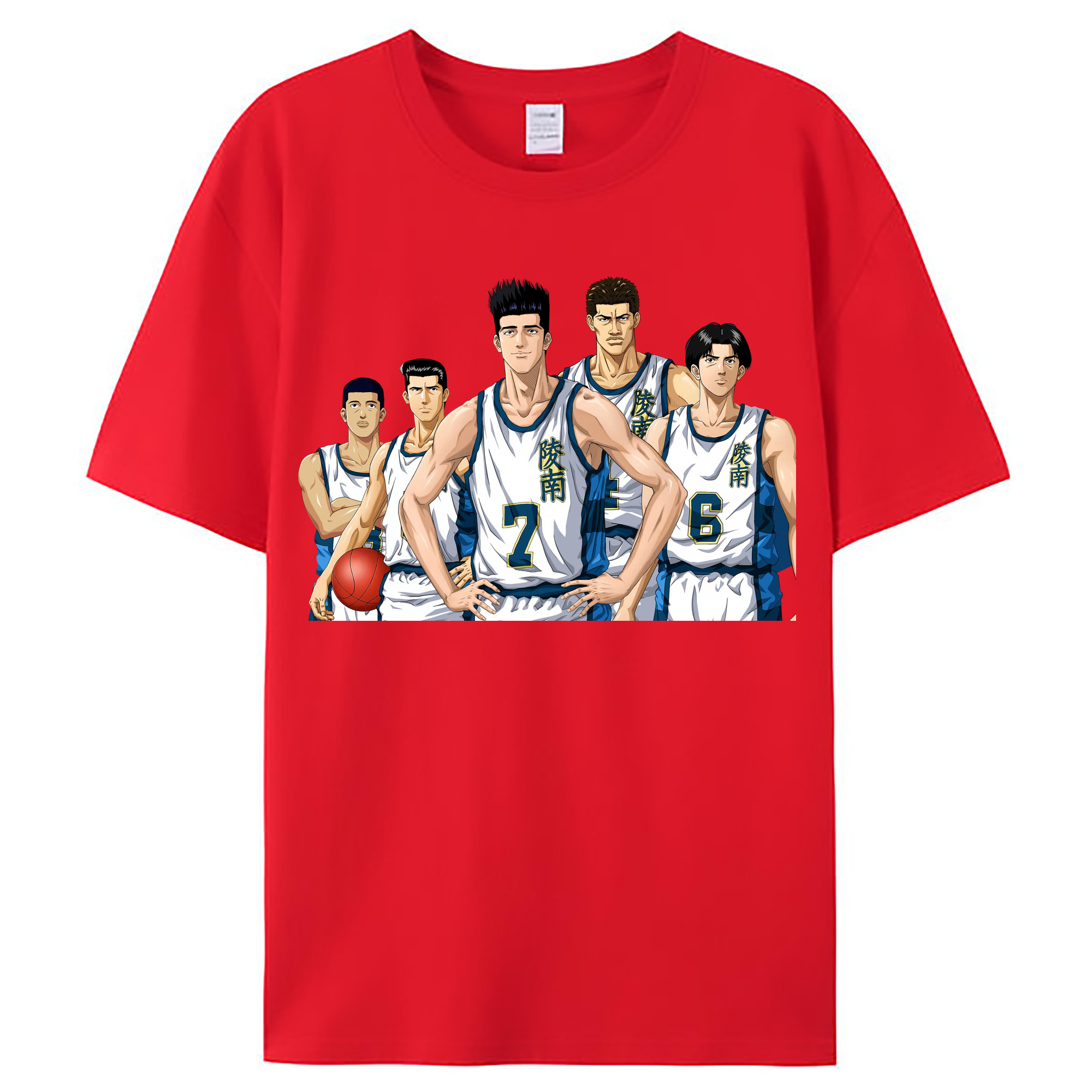 （画像用） SLAM DUNK／スラムダンク レディースカジュアルプリントTシャツ（綿100％）