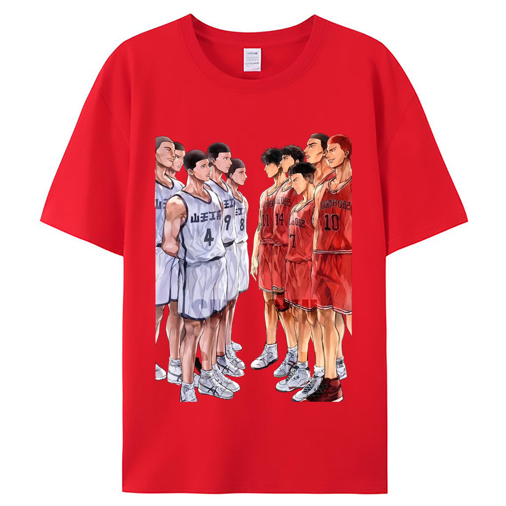 （画像用） SLAM DUNK／スラムダンク レディースカジュアルプリントTシャツ（綿100％）