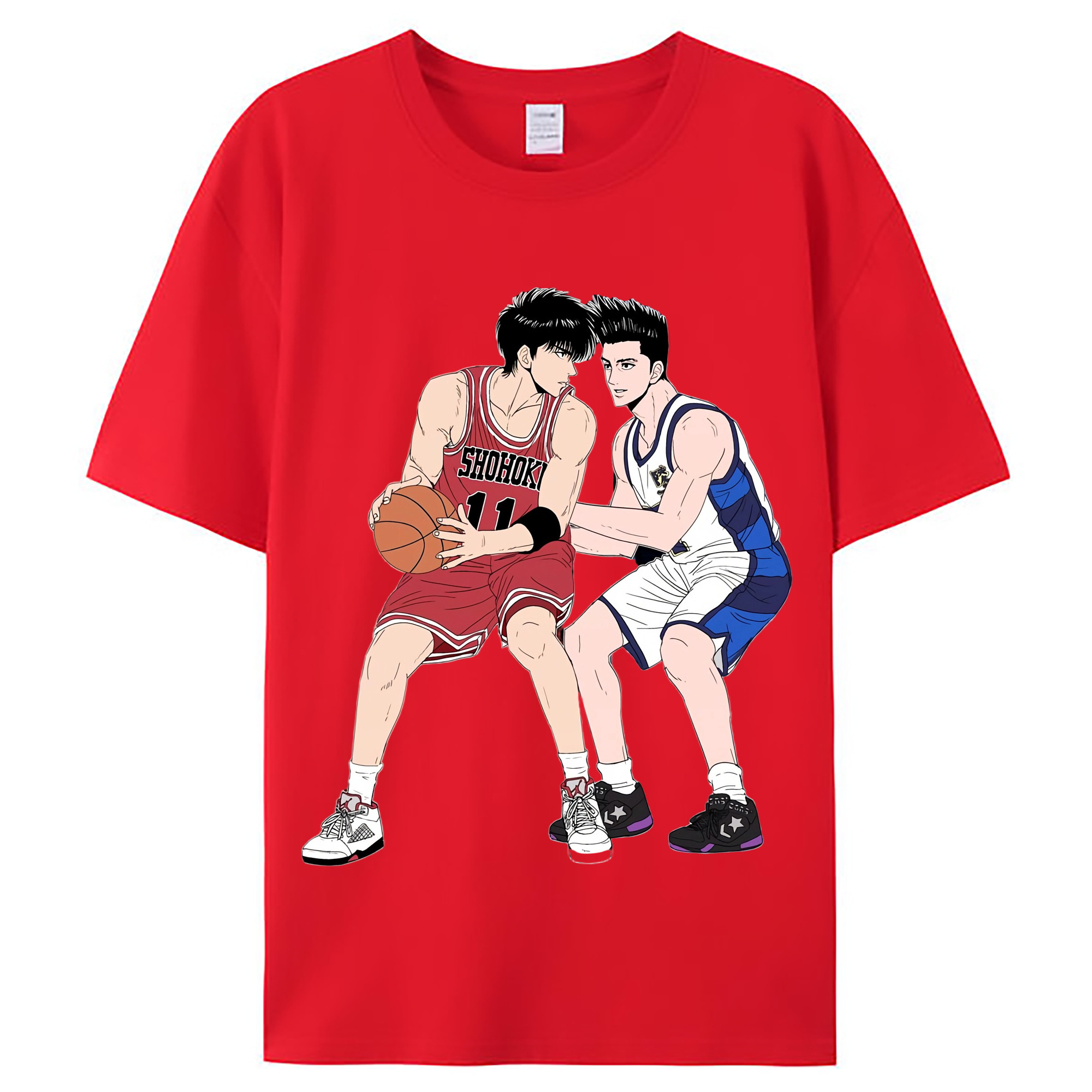（画像用） SLAM DUNK／スラムダンク レディースカジュアルプリントTシャツ（綿100％）