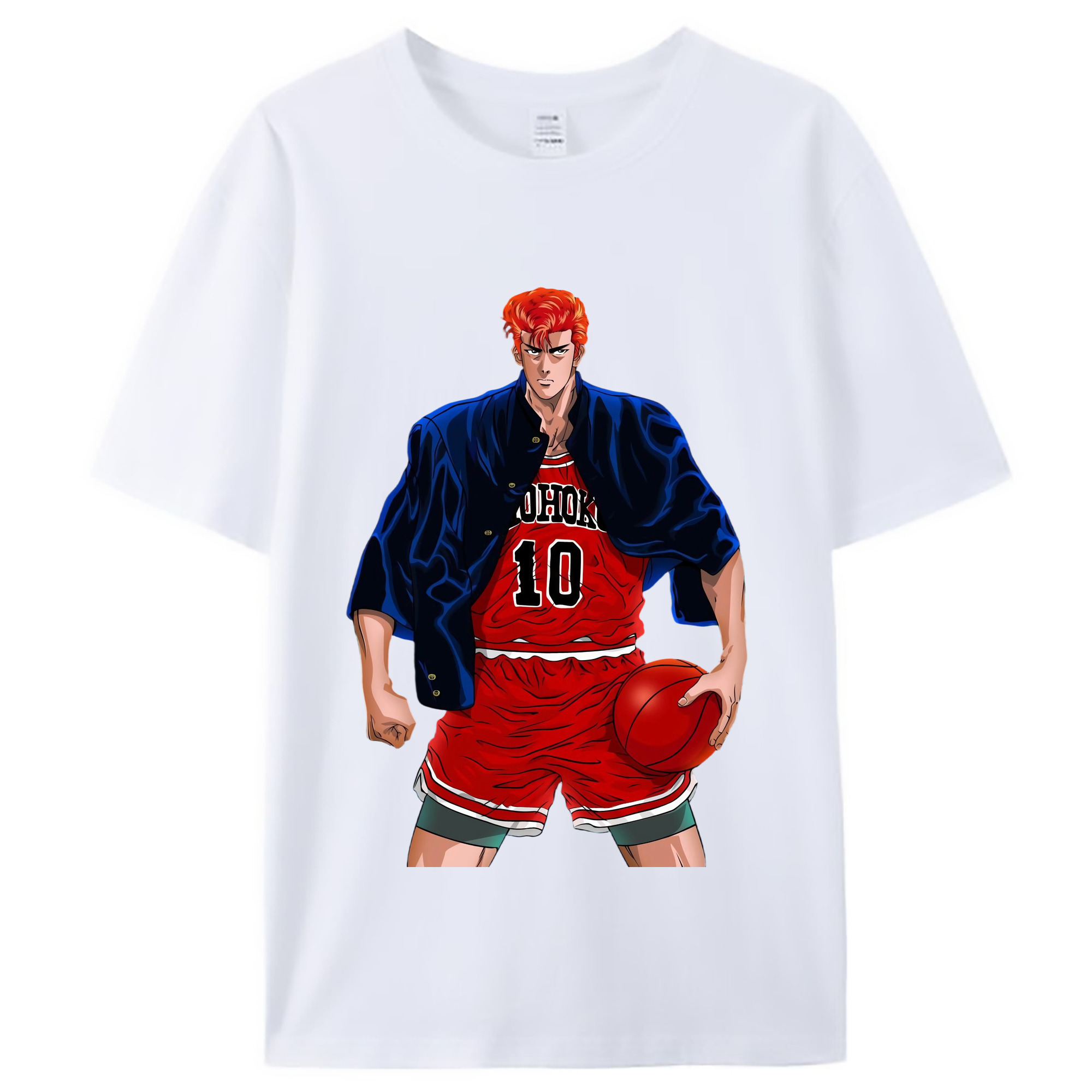 （画像用） SLAM DUNK／スラムダンク レディースカジュアルプリントTシャツ（綿100％）