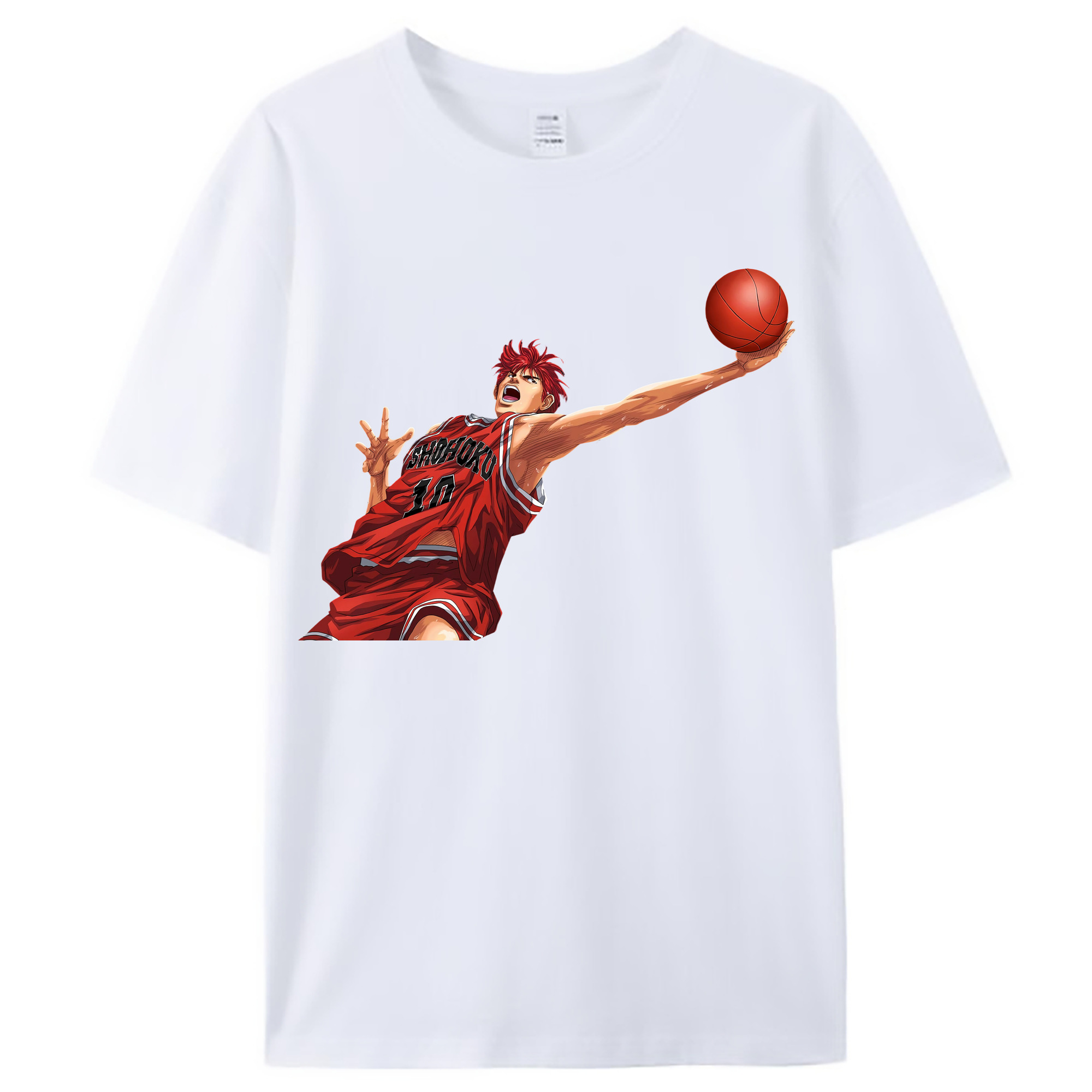 （画像用） SLAM DUNK／スラムダンク レディースカジュアルプリントTシャツ（綿100％）