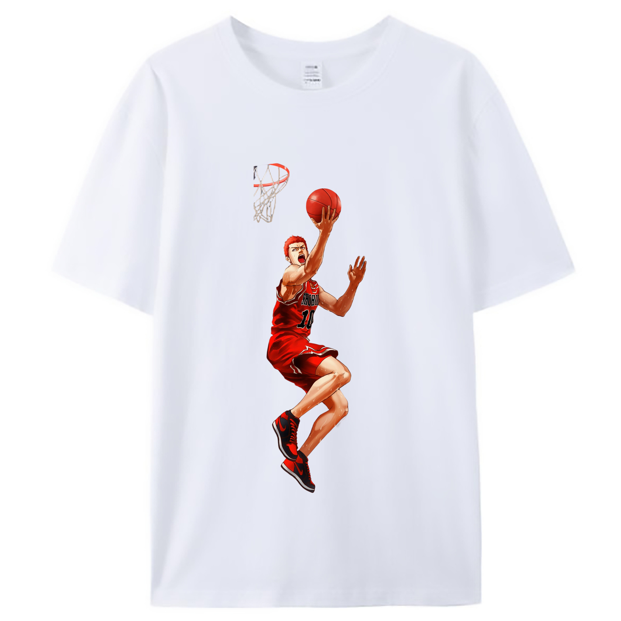 （画像用） SLAM DUNK／スラムダンク レディースカジュアルプリントTシャツ（綿100％）