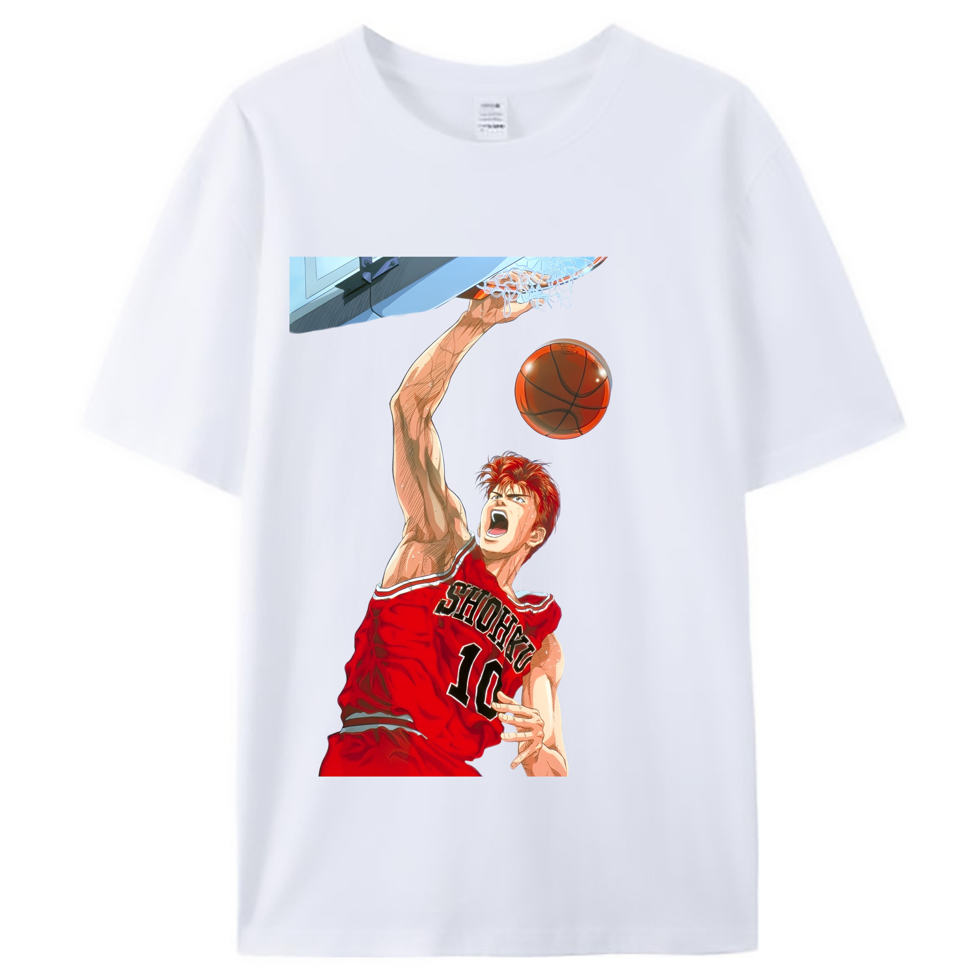 （画像用） SLAM DUNK／スラムダンク レディースカジュアルプリントTシャツ（綿100％）
