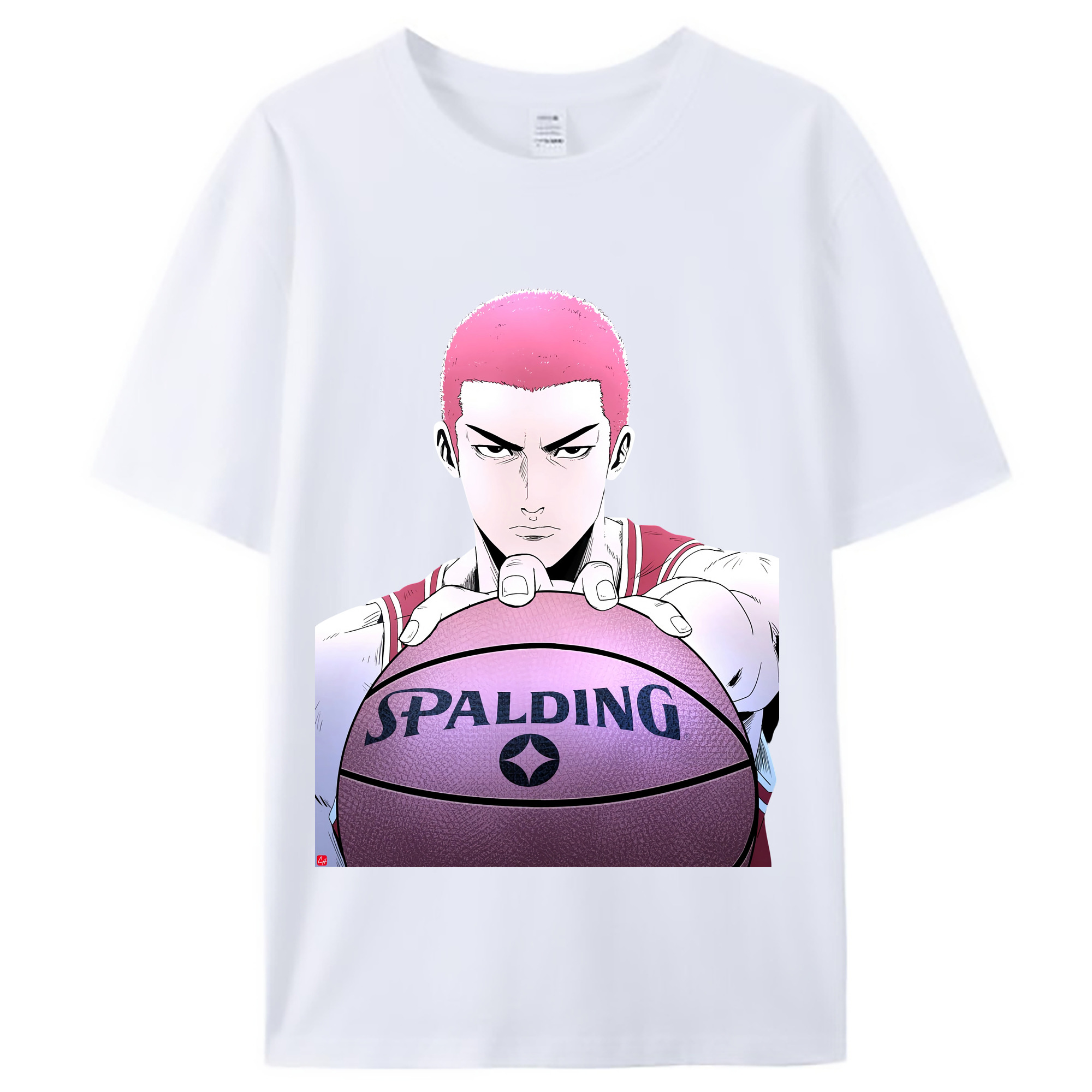 （画像用） SLAM DUNK／スラムダンク レディースカジュアルプリントTシャツ（綿100％）
