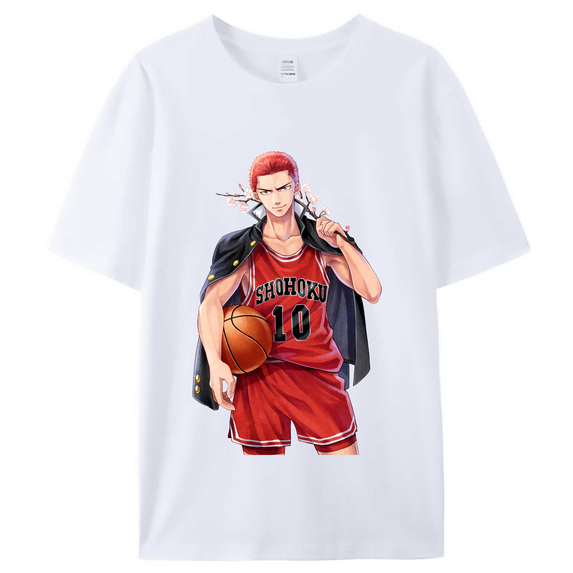 （画像用） SLAM DUNK／スラムダンク レディースカジュアルプリントTシャツ（綿100％）
