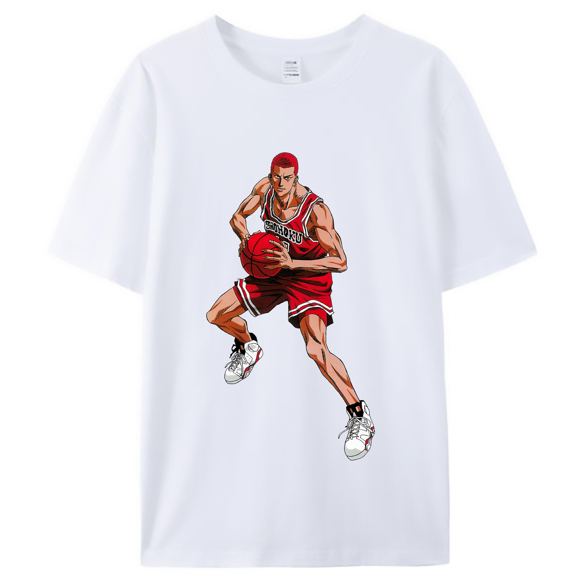 （画像用） SLAM DUNK／スラムダンク レディースカジュアルプリントTシャツ（綿100％）