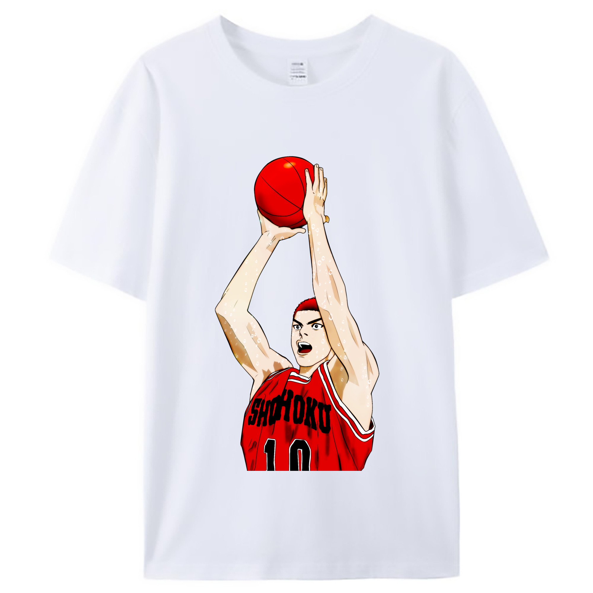 （画像用） SLAM DUNK／スラムダンク レディースカジュアルプリントTシャツ（綿100％）