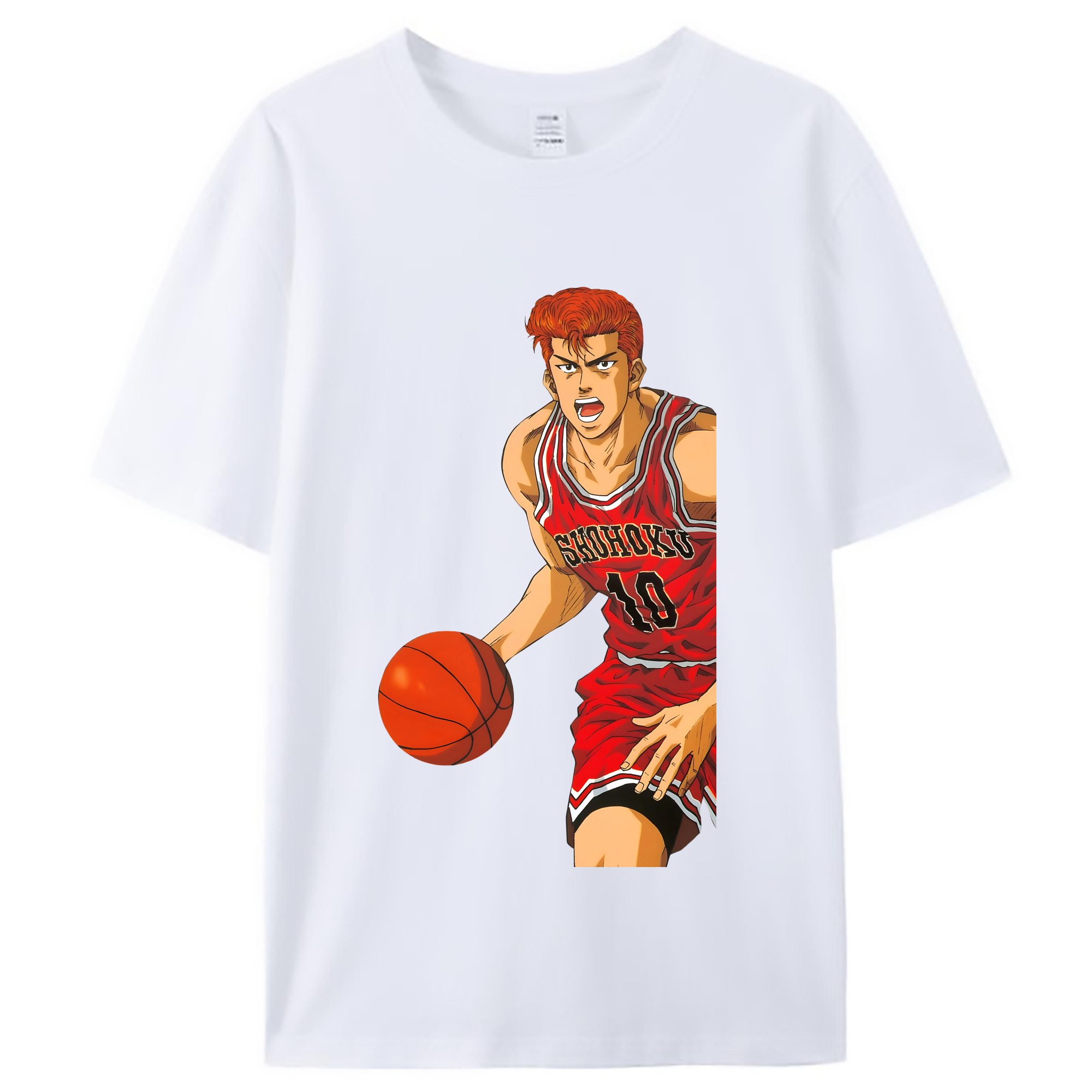 （画像用） SLAM DUNK／スラムダンク レディースカジュアルプリントTシャツ（綿100％）