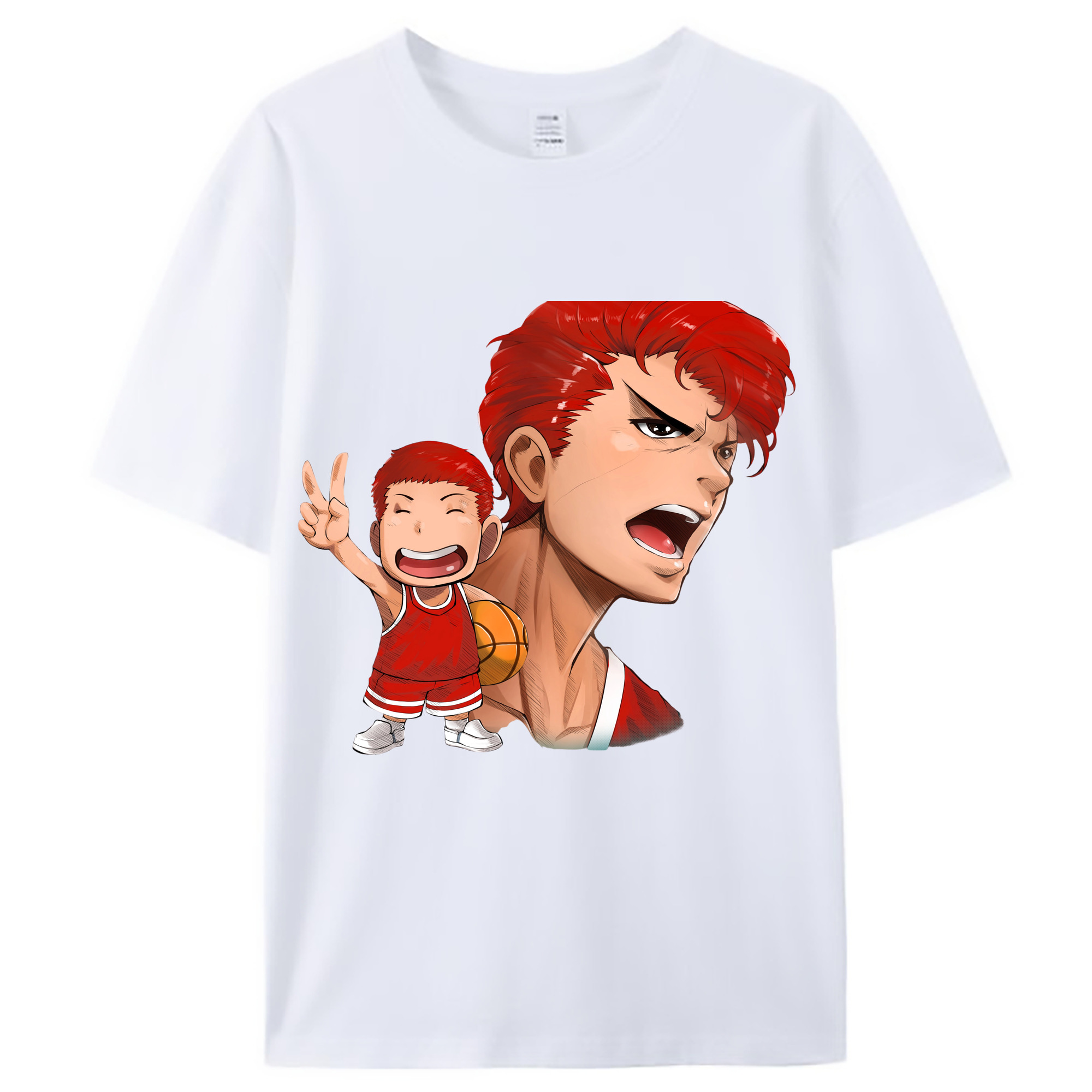 （画像用） SLAM DUNK／スラムダンク レディースカジュアルプリントTシャツ（綿100％）