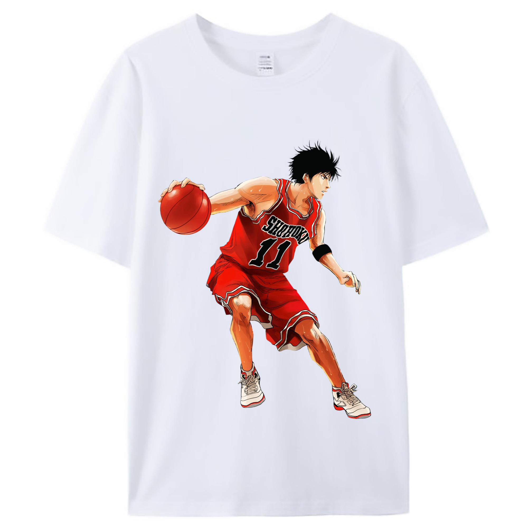 （画像用） SLAM DUNK／スラムダンク レディースカジュアルプリントTシャツ（綿100％）