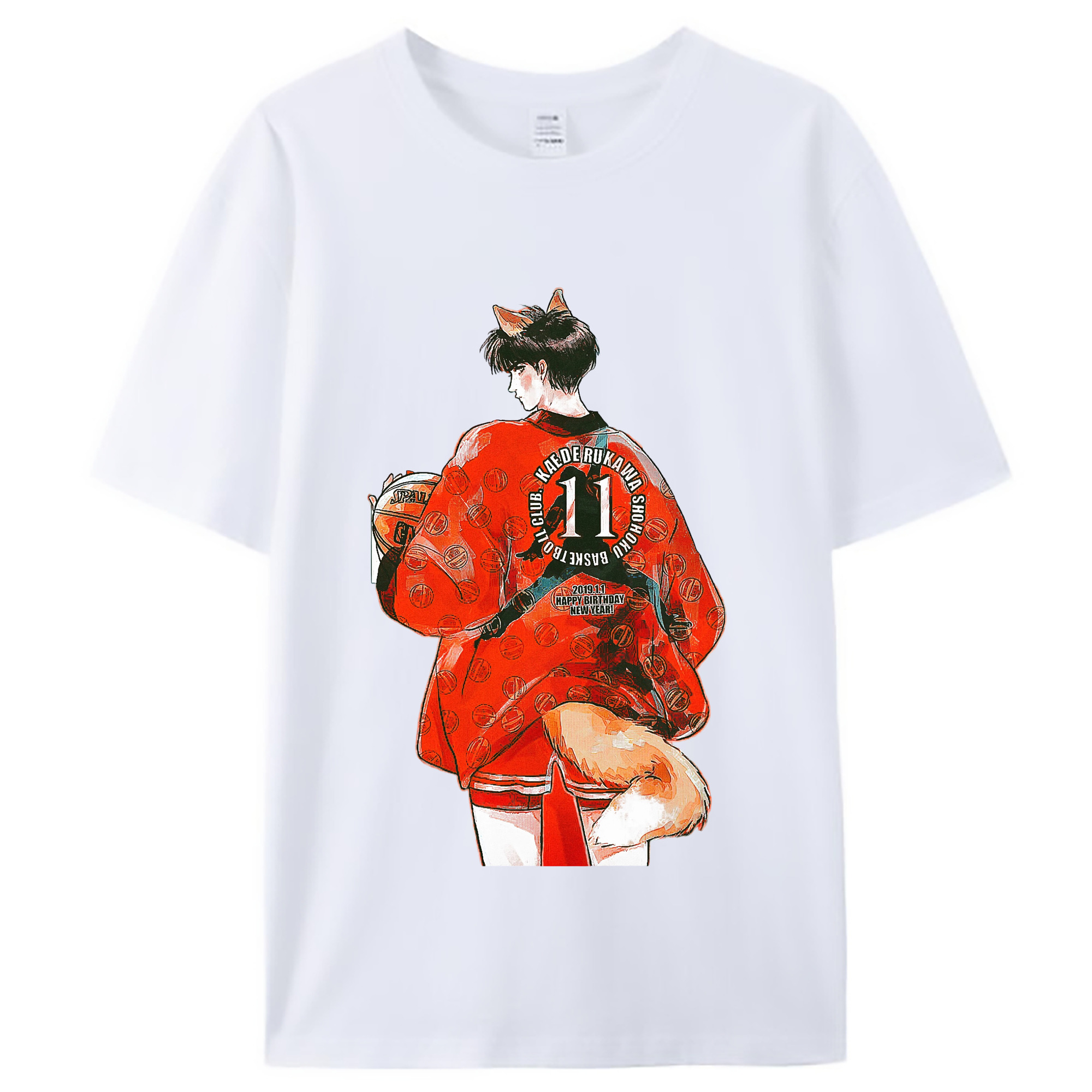 （画像用） SLAM DUNK／スラムダンク レディースカジュアルプリントTシャツ（綿100％）
