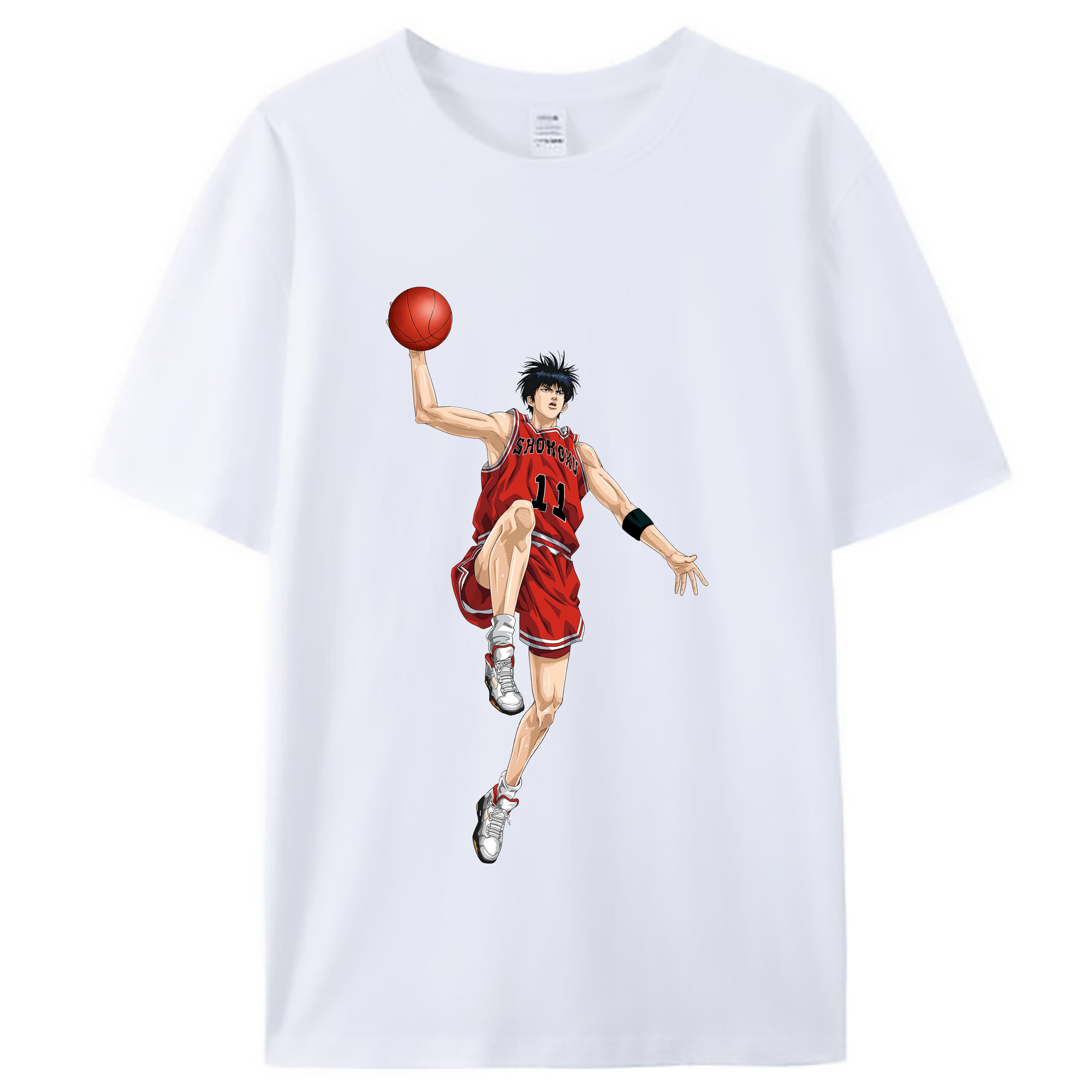 （画像用） SLAM DUNK／スラムダンク レディースカジュアルプリントTシャツ（綿100％）