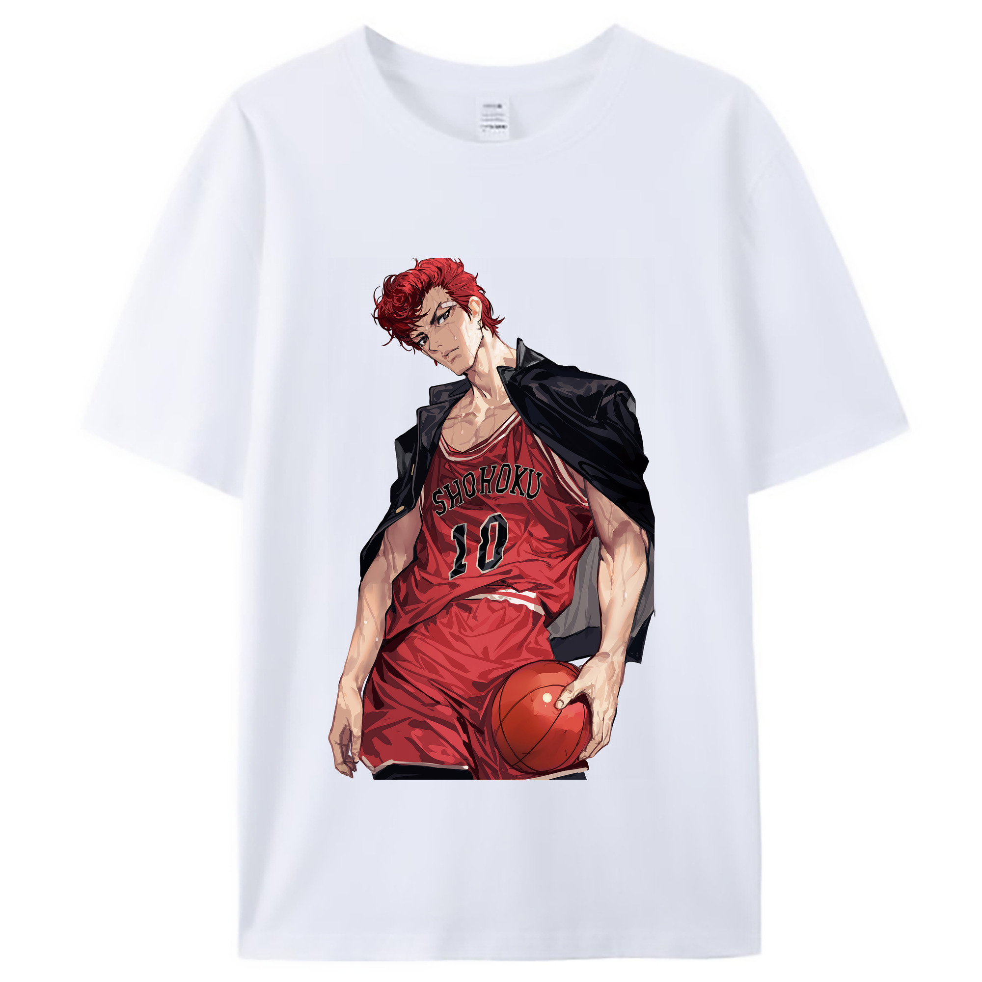 （画像用） SLAM DUNK／スラムダンク レディースカジュアルプリントTシャツ（綿100％）