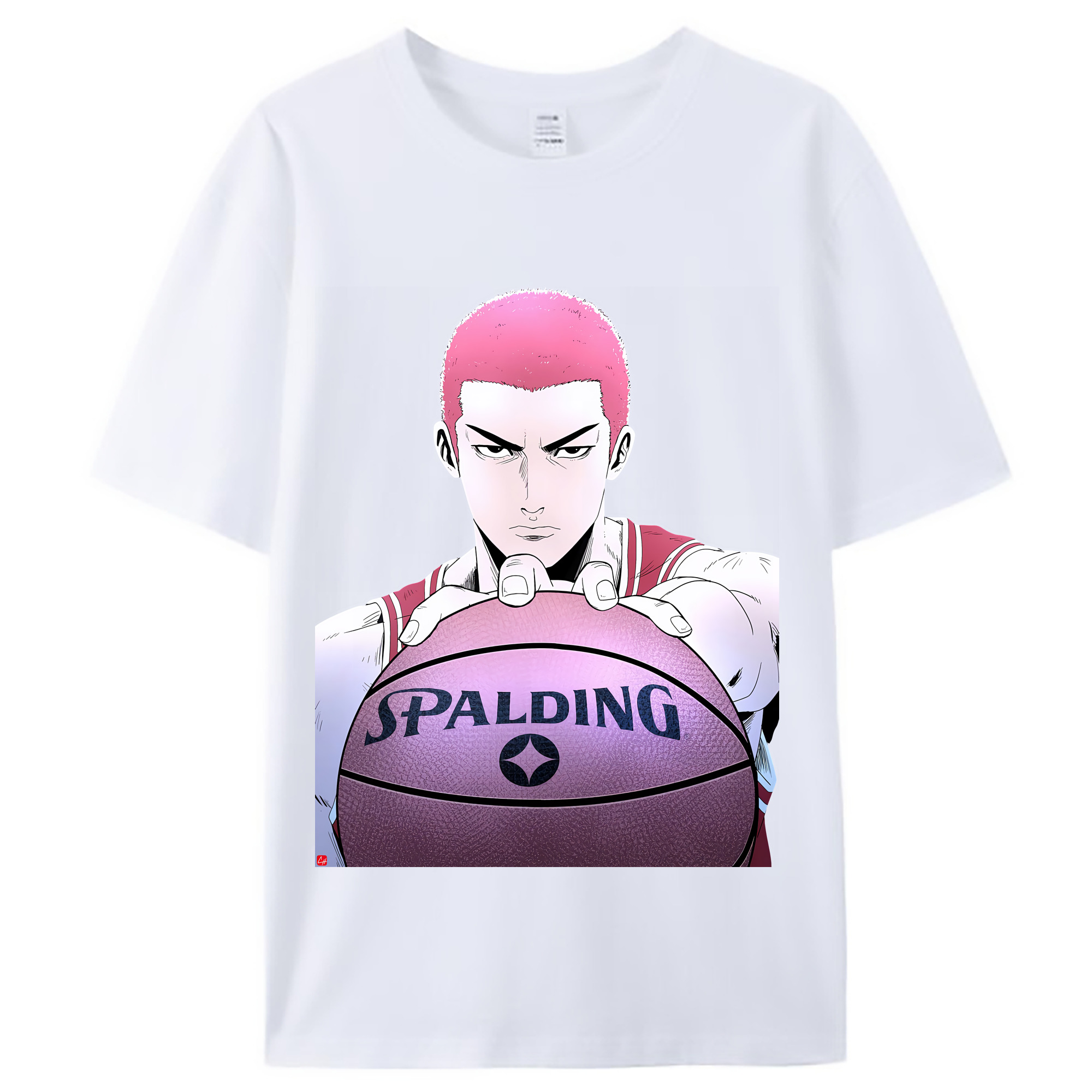 （画像用） SLAM DUNK／スラムダンク レディースカジュアルプリントTシャツ（綿100％）