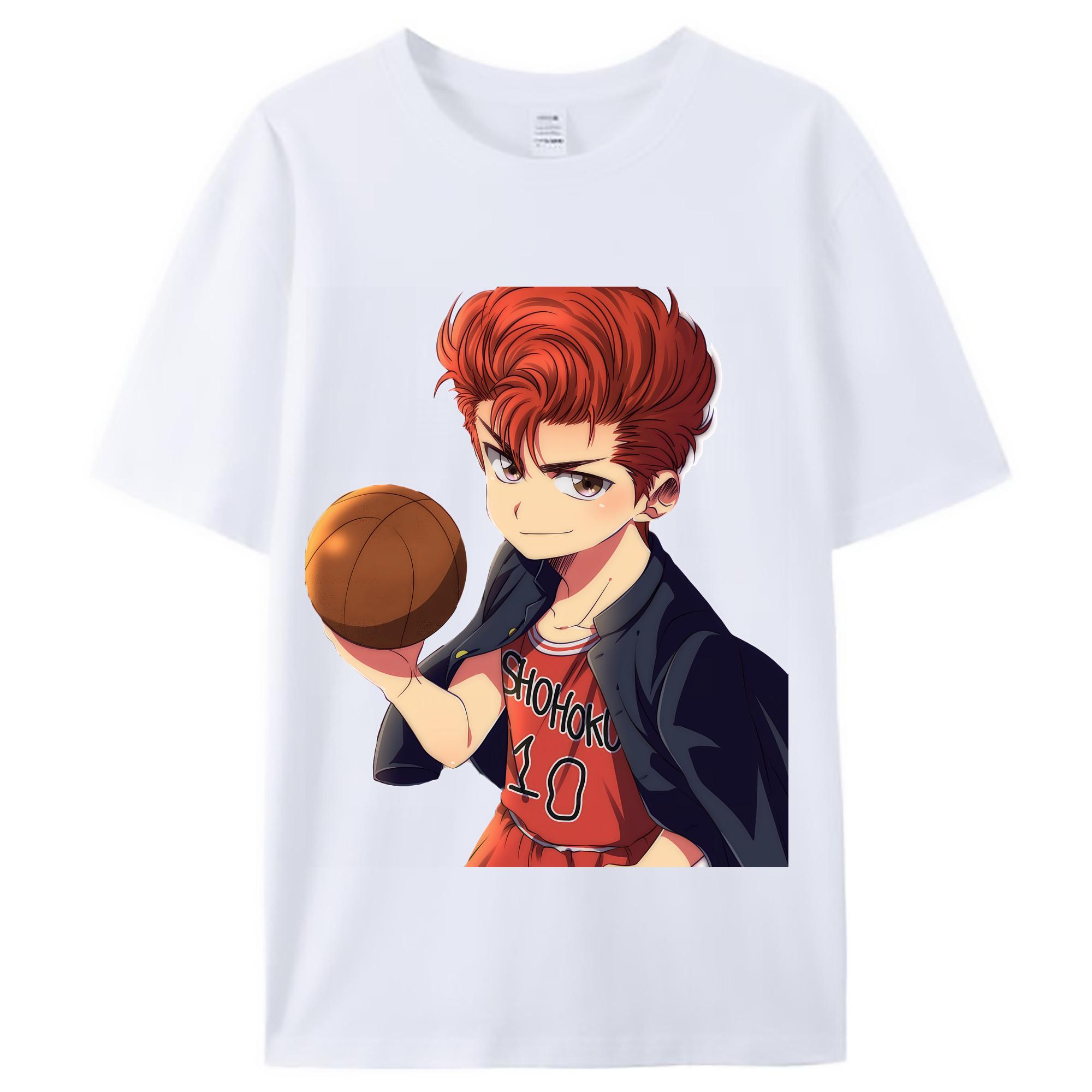 （画像用） SLAM DUNK／スラムダンク レディースカジュアルプリントTシャツ（綿100％）