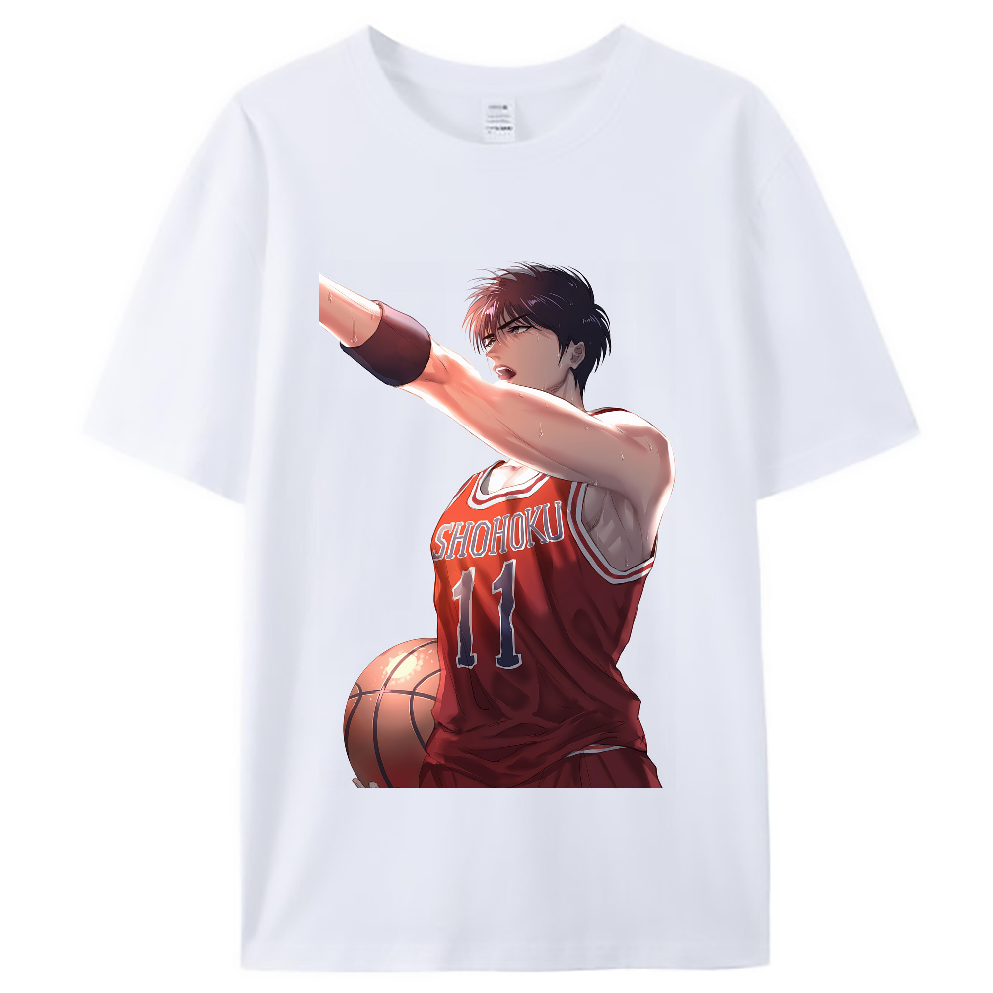 （画像用） SLAM DUNK／スラムダンク レディースカジュアルプリントTシャツ（綿100％）