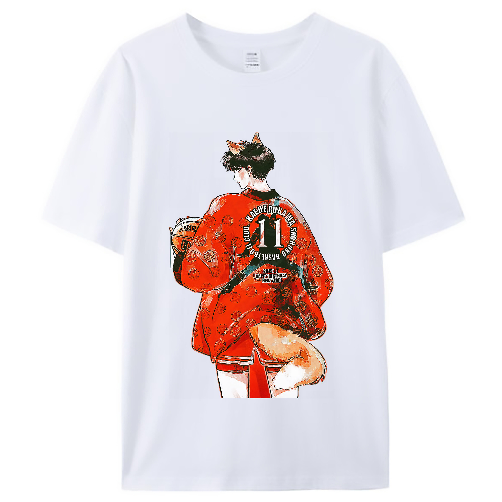 （画像用） SLAM DUNK／スラムダンク レディースカジュアルプリントTシャツ（綿100％）